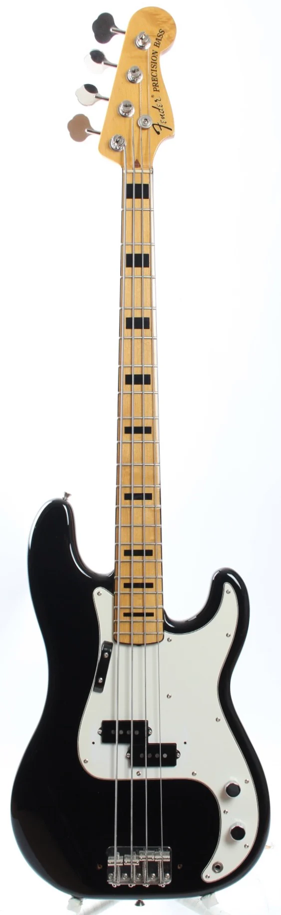 2004 Fender Precision Bass 70 Reissue Black Block Inlays black - Image 4