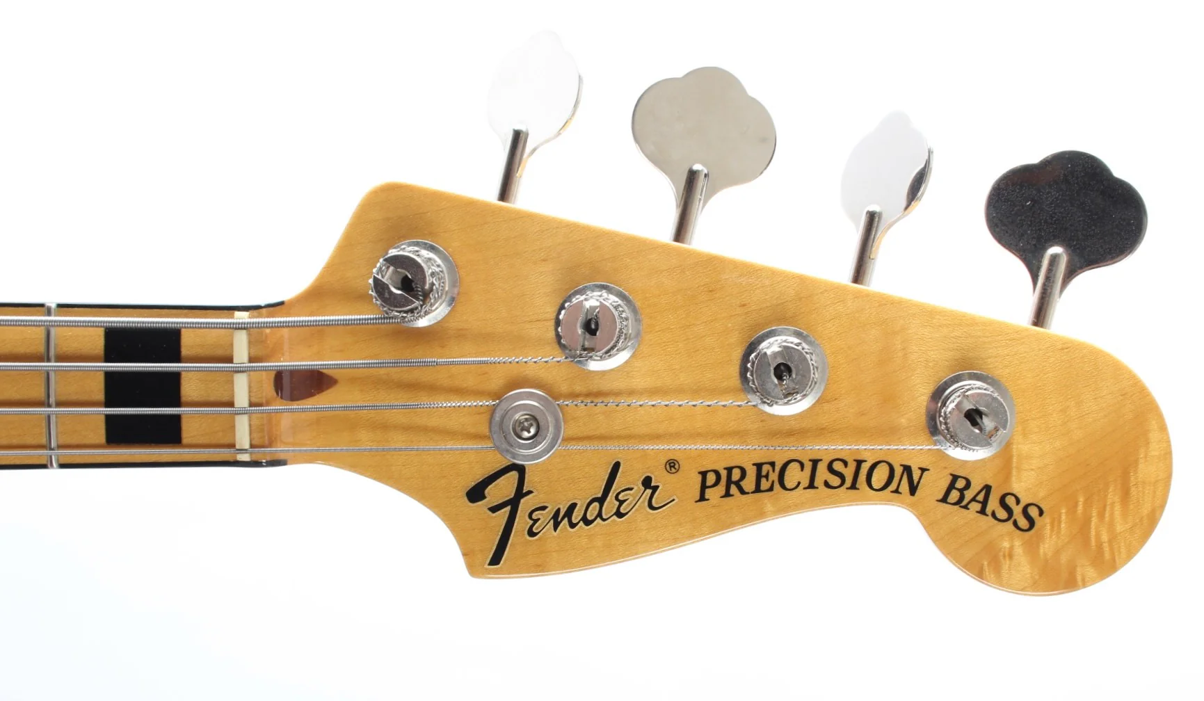 2004 Fender Precision Bass 70 Reissue Black Block Inlays black - Image 7