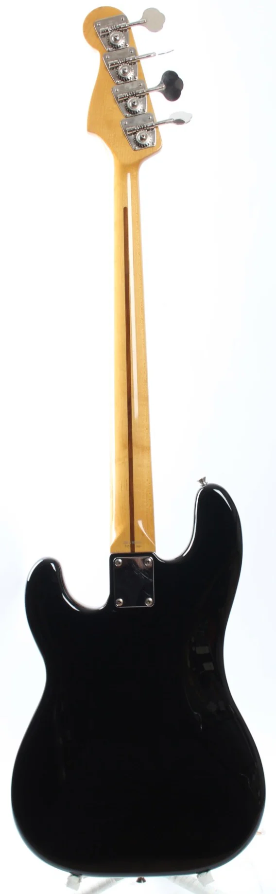 2004 Fender Precision Bass 70 Reissue Black Block Inlays black - Image 8