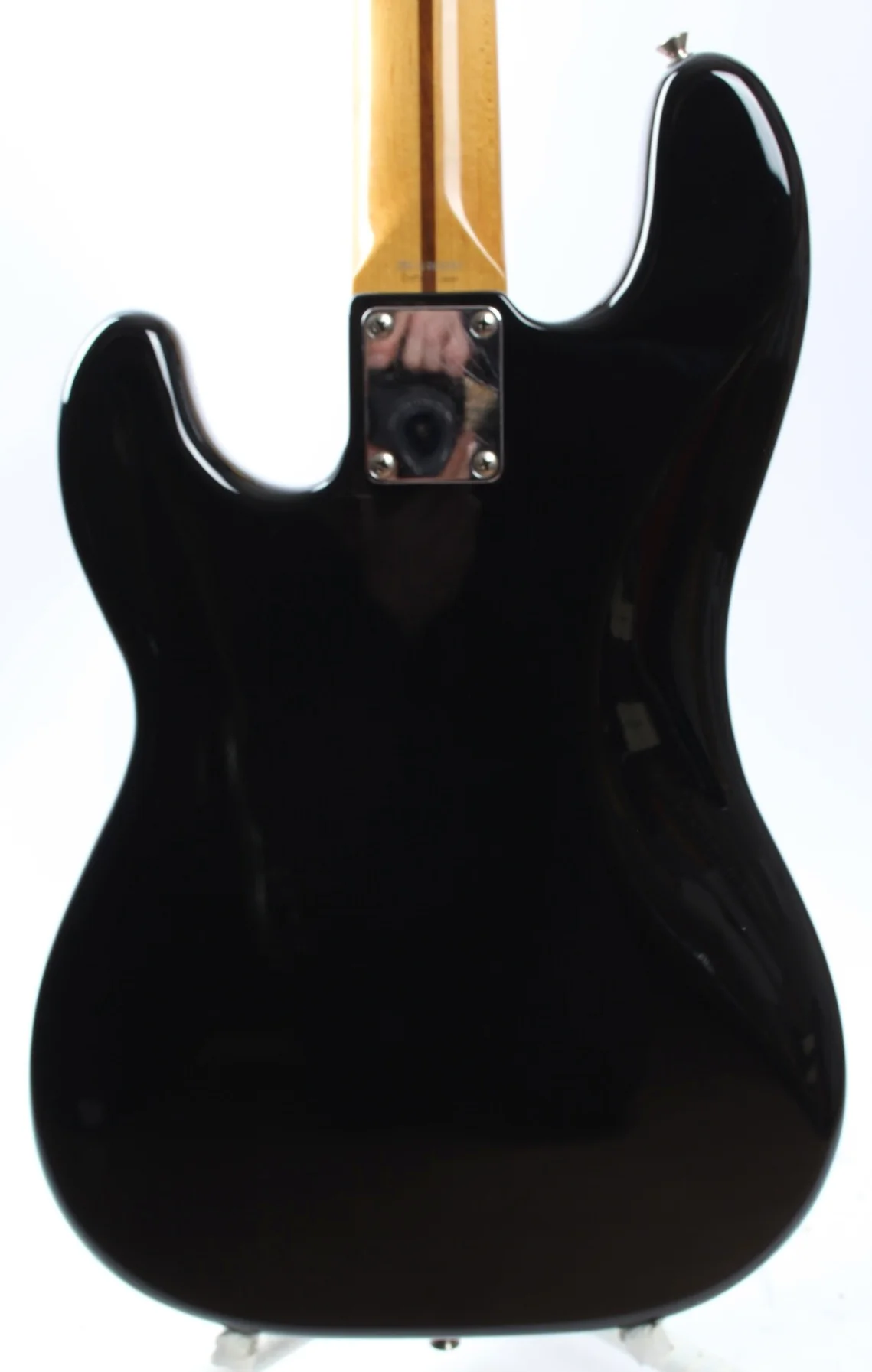 2004 Fender Precision Bass 70 Reissue Black Block Inlays black - Image 9