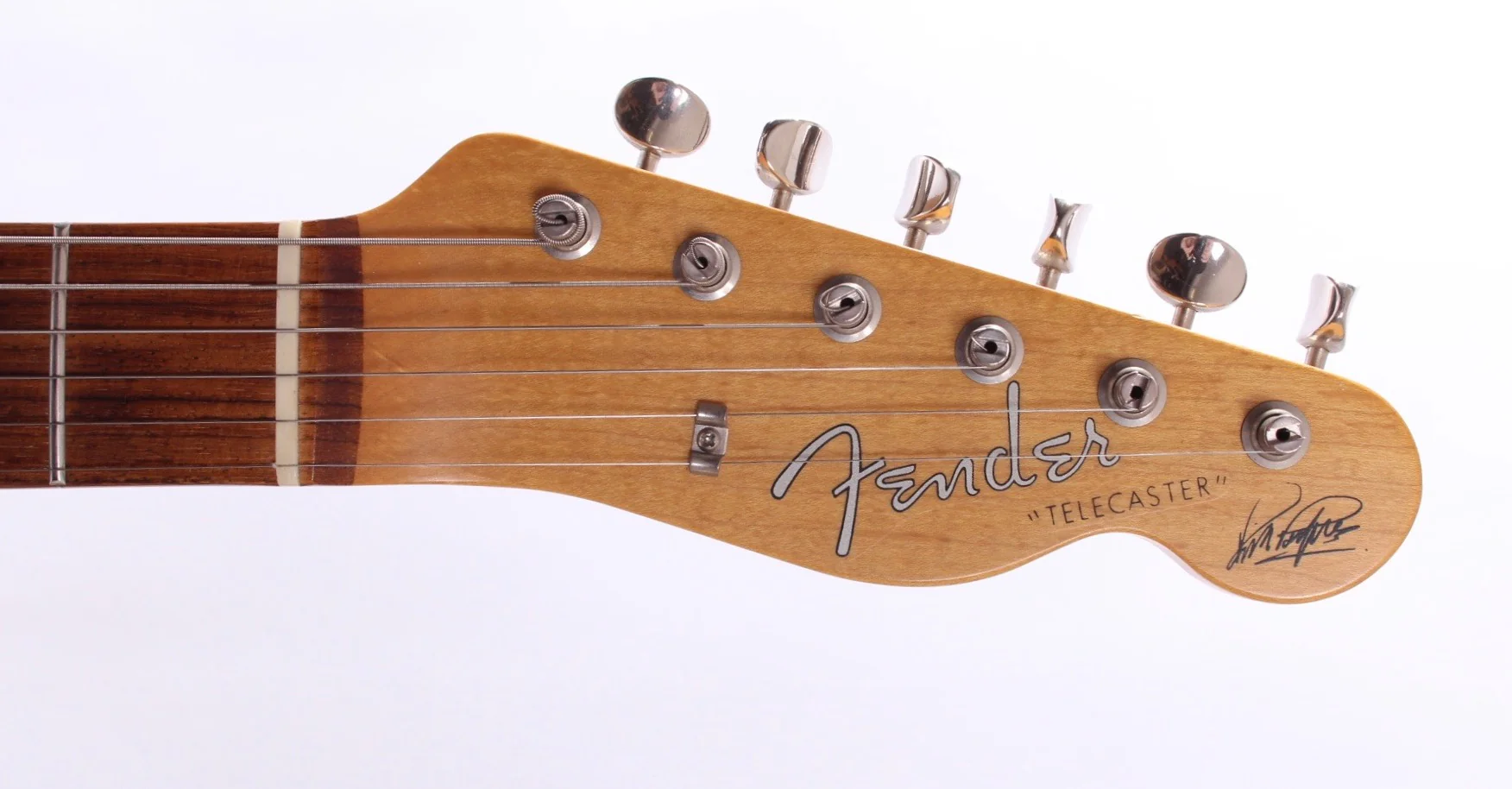 2004 Fender Telecaster Rick Parfitt signature satin vintage white - Image 5