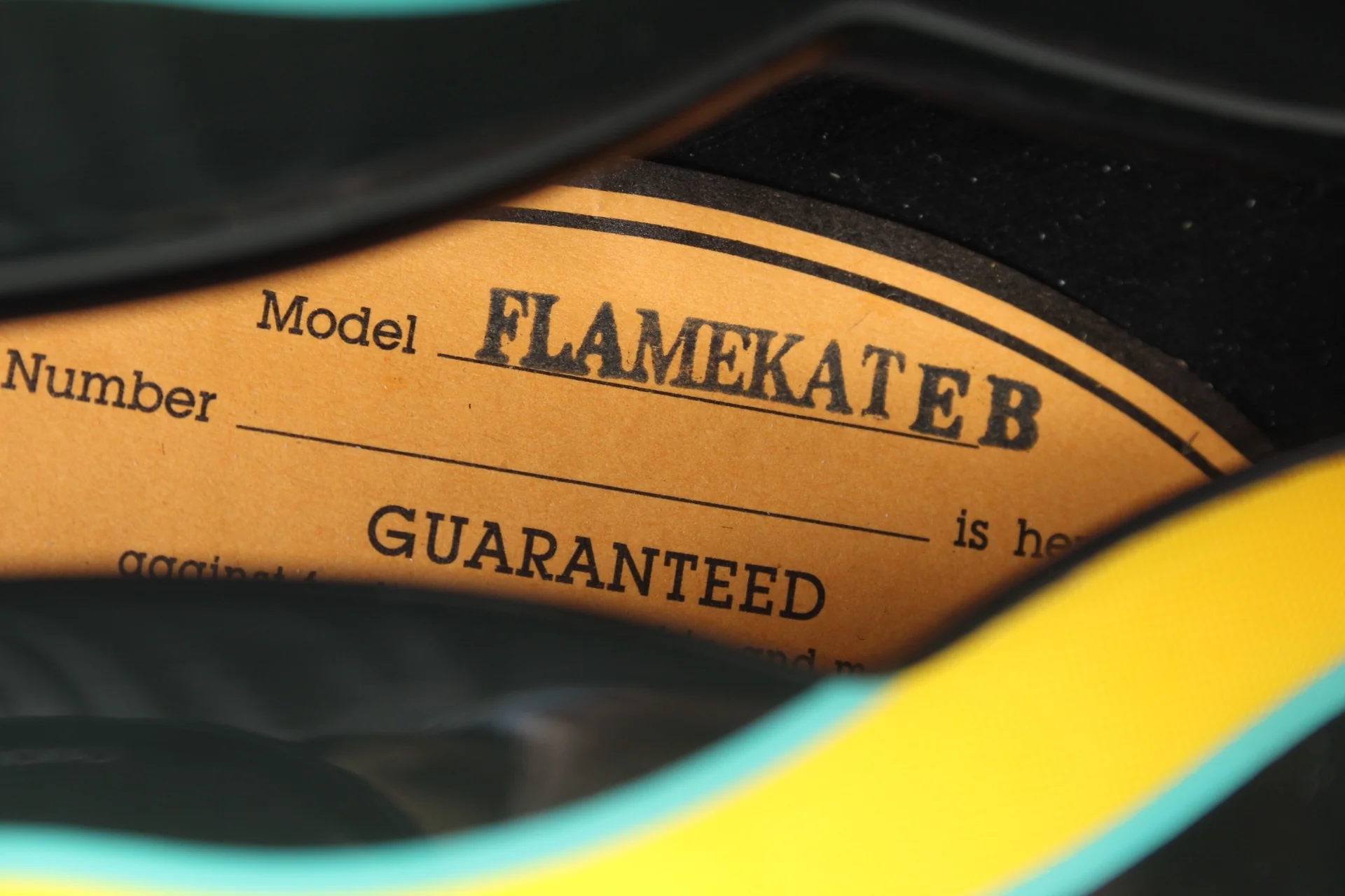 2005 Epiphone Flamekat ebony flame graphic - Image 11