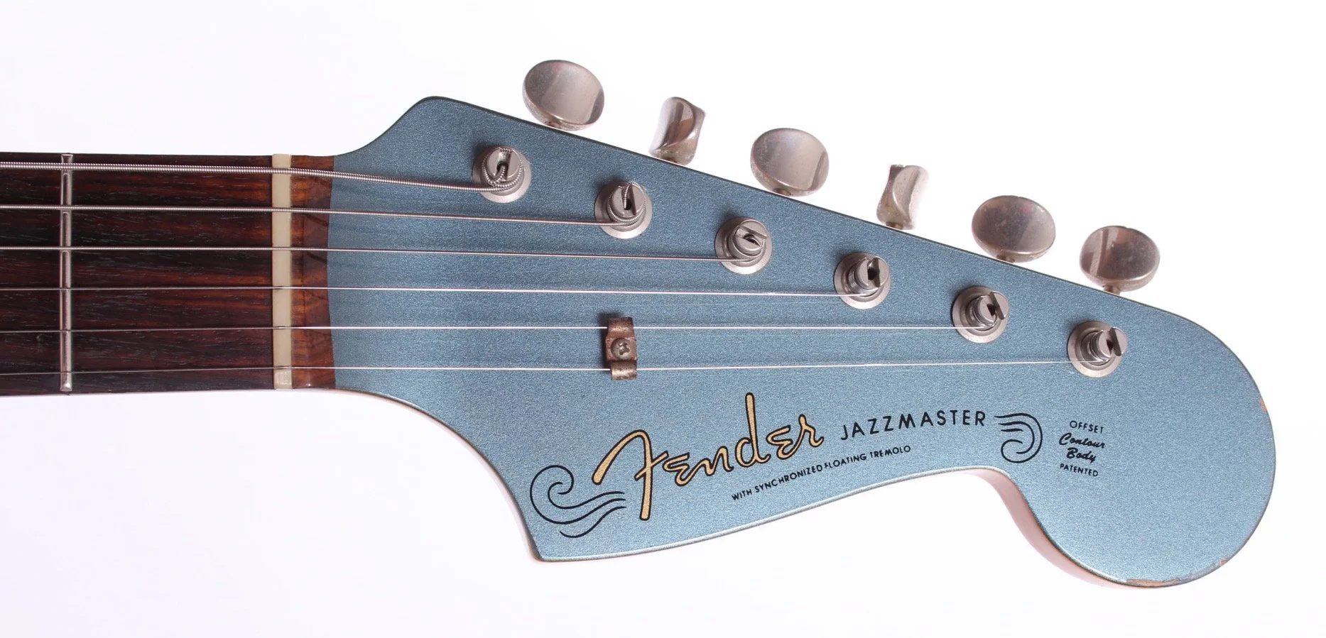 2005 Fender Jazzmaster 66 Reissue lake placid blue - Image 5