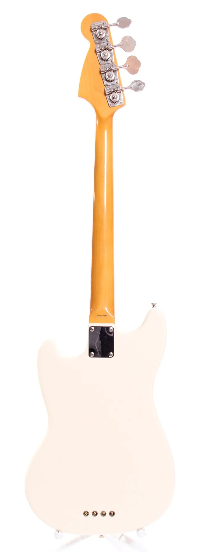 2005 Fender Mustang Bass olympic white - Image 4