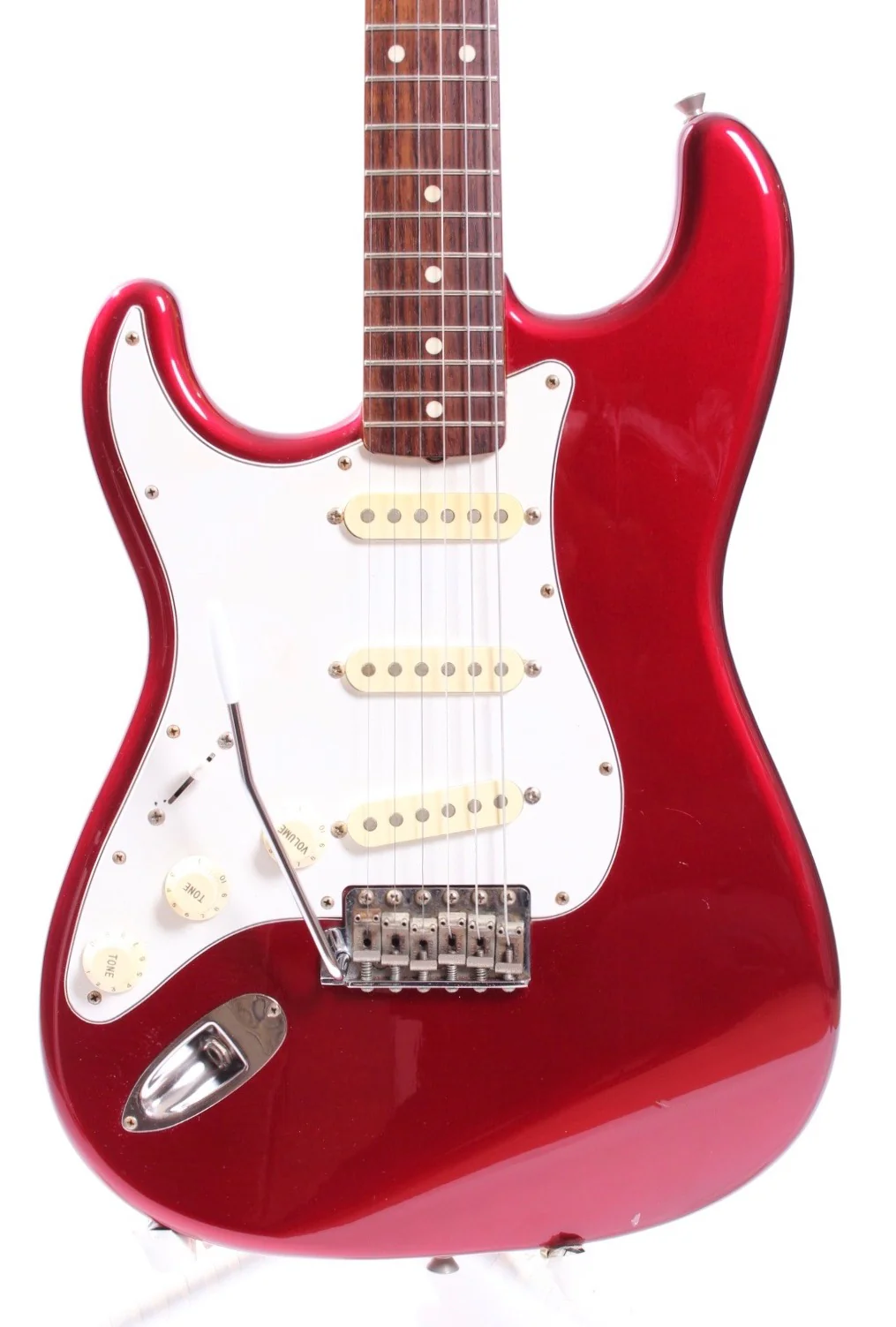2005 Fender Stratocaster 62 Reissue lefty candy apple red - Image 2