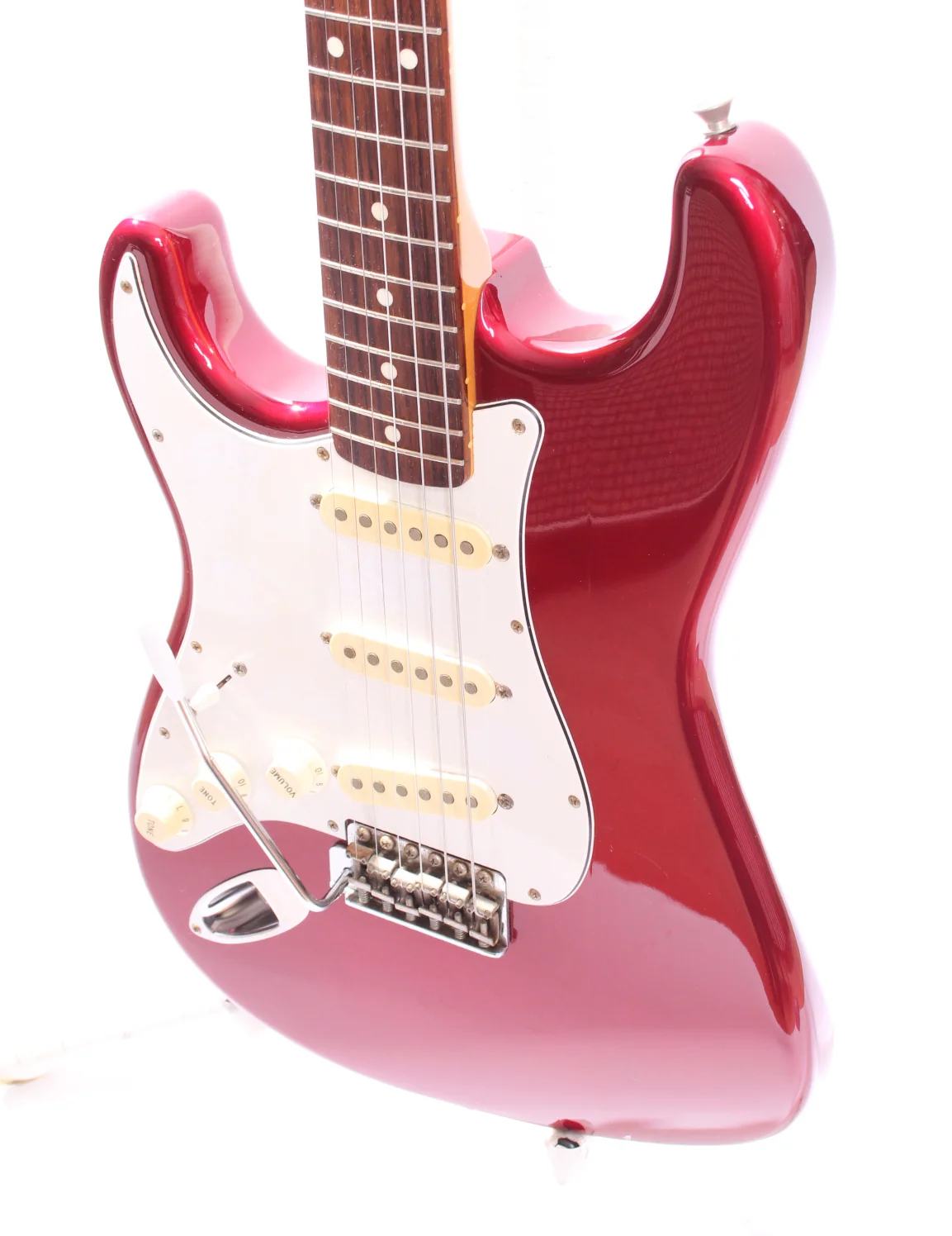 2005 Fender Stratocaster 62 Reissue lefty candy apple red - Image 3