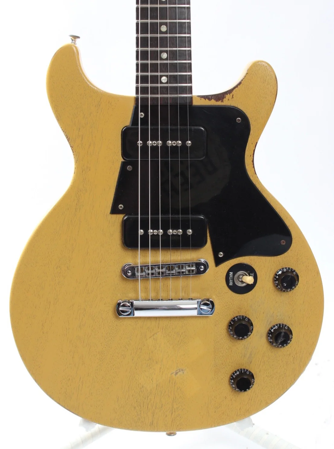 2005 Gibson Les Paul Special DC faded tv yellow - Image 2