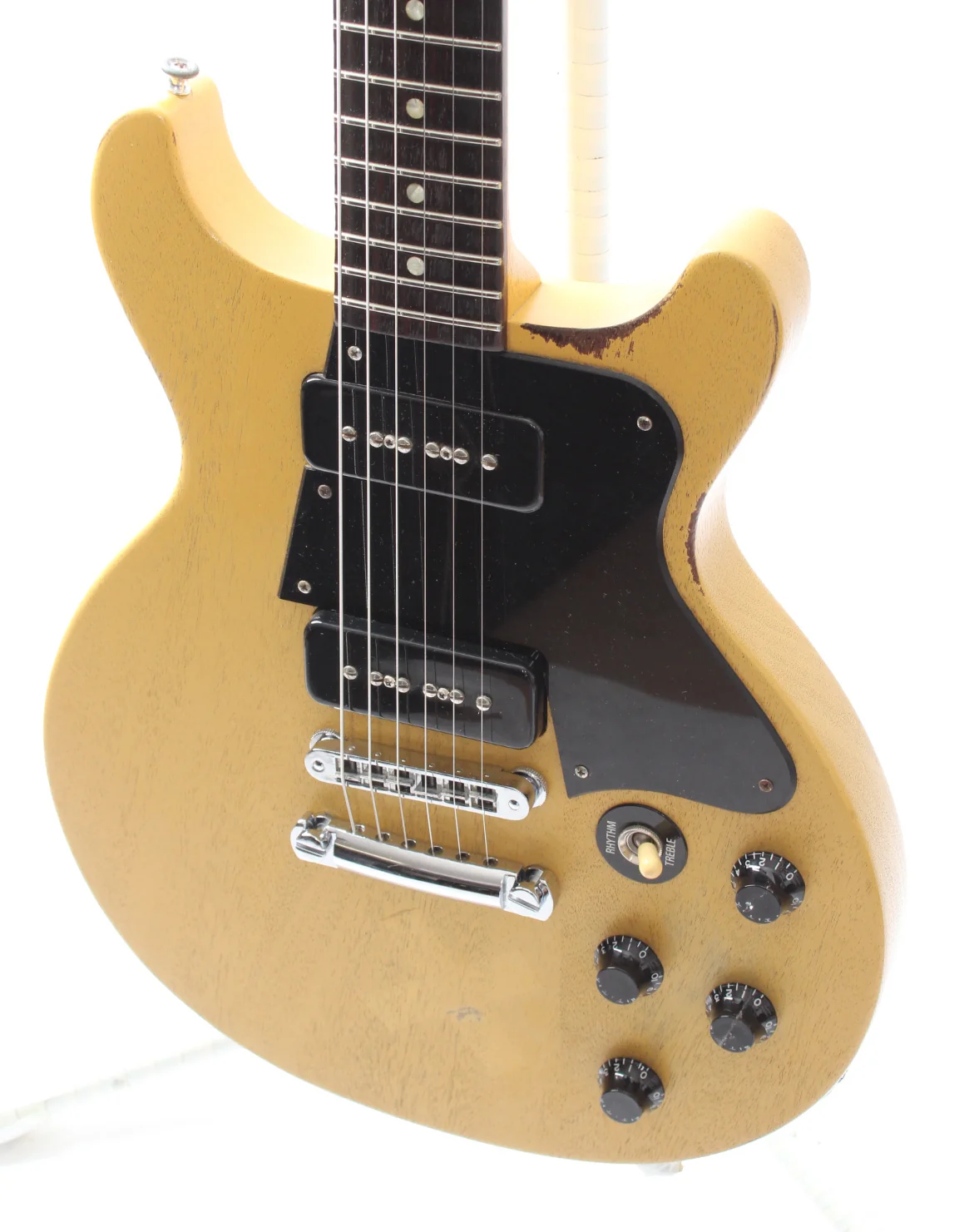 2005 Gibson Les Paul Special DC faded tv yellow - Image 3