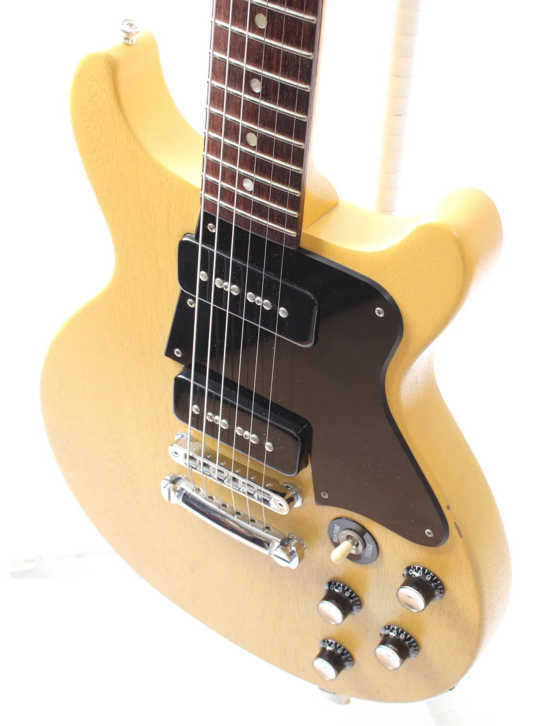 2005 Gibson Les Paul Special DC faded tv yellow - Image 3
