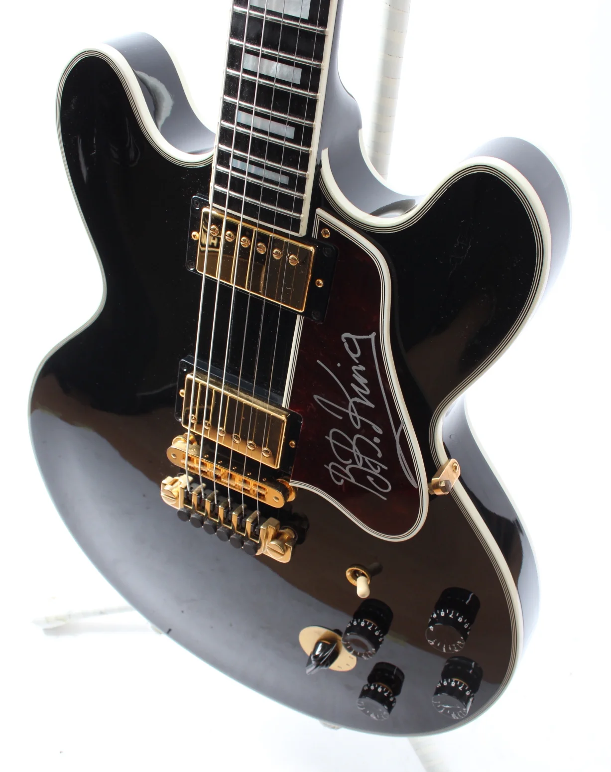 2005 Gibson Lucille signed by B.B. King ebony - Image 3