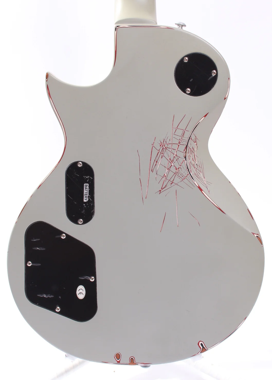 2005 LTD by ESP Truckster James Hetfield Signature aged primer grey - Image 7
