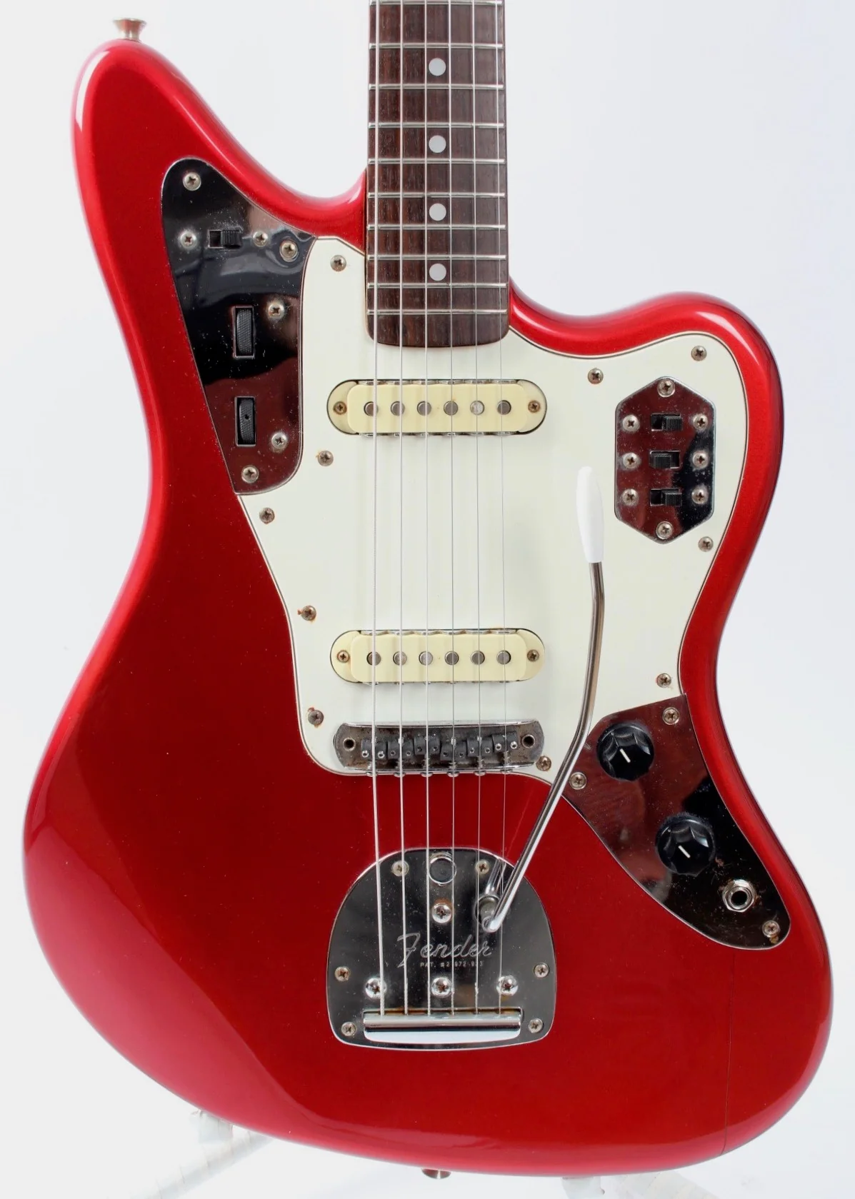2006 Fender Jaguar '66 Reissue candy apple red - Image 2