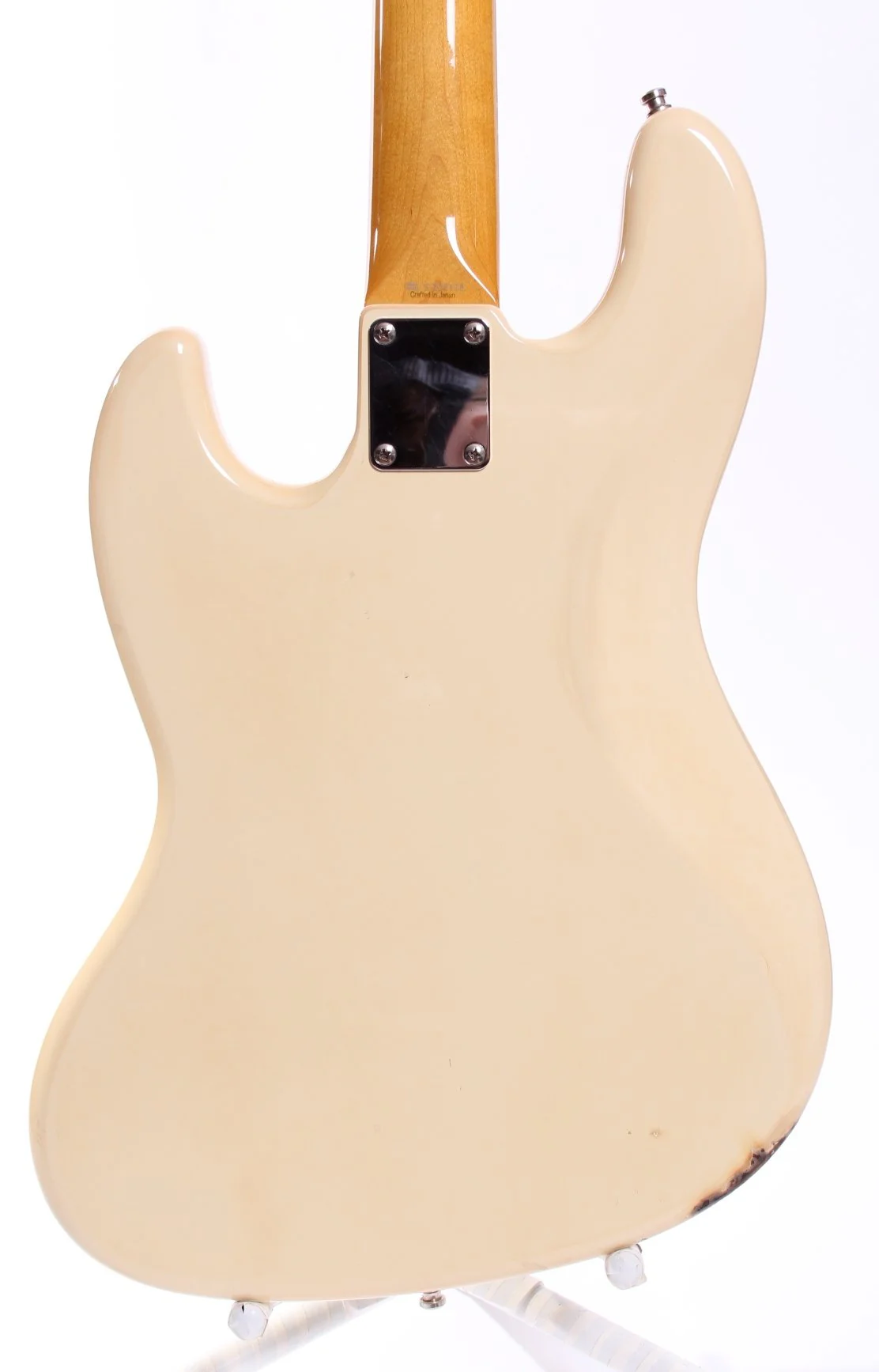 2006 Fender Japan Jazz Bass '62 Reissue olympic white - Image 8