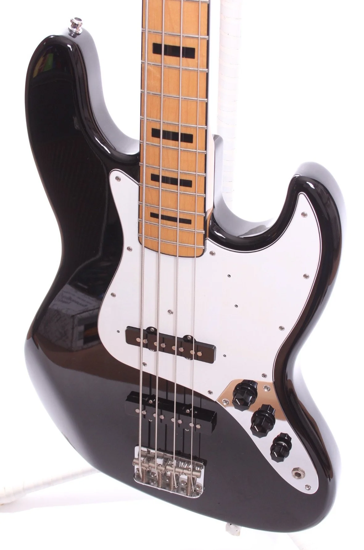 2006 Fender Jazz Bass 75 Reissue black - Image 3