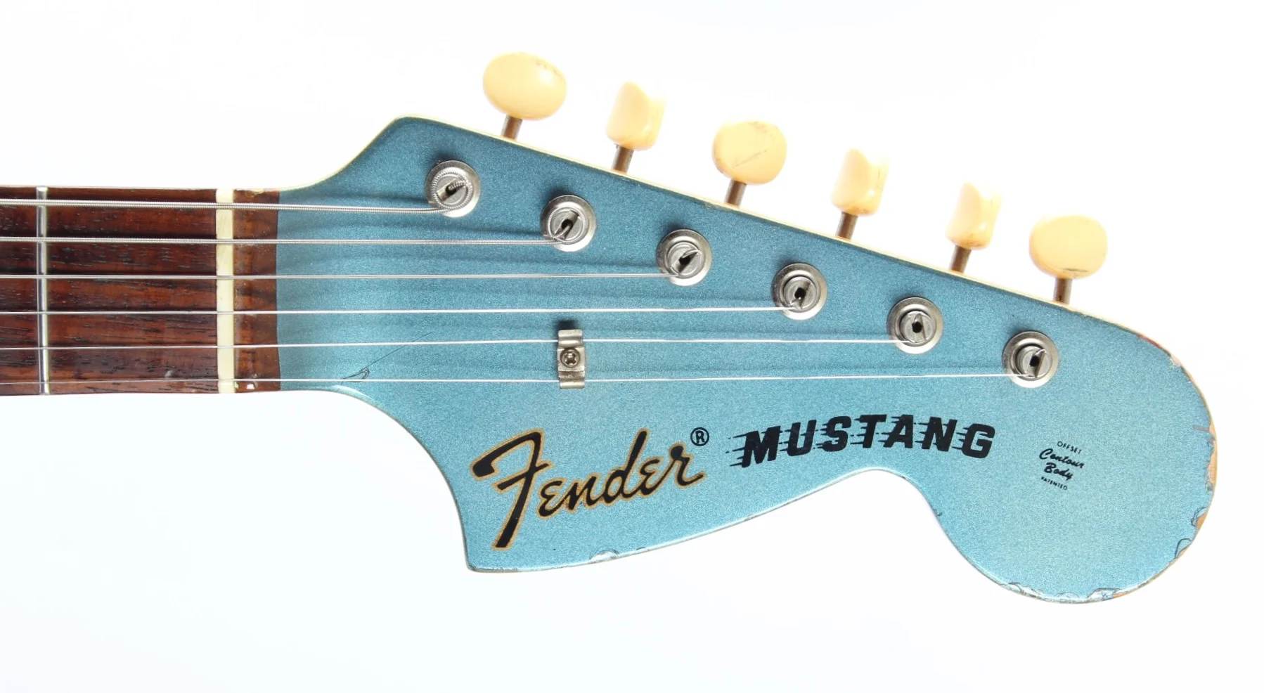 2006 Fender Mustang 69 Reissue competition burgundy - Image 5