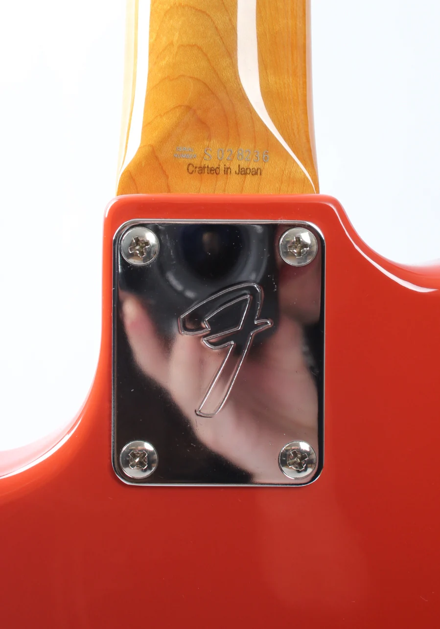 2006 Fender Mustang Bass fiesta red - Image 11