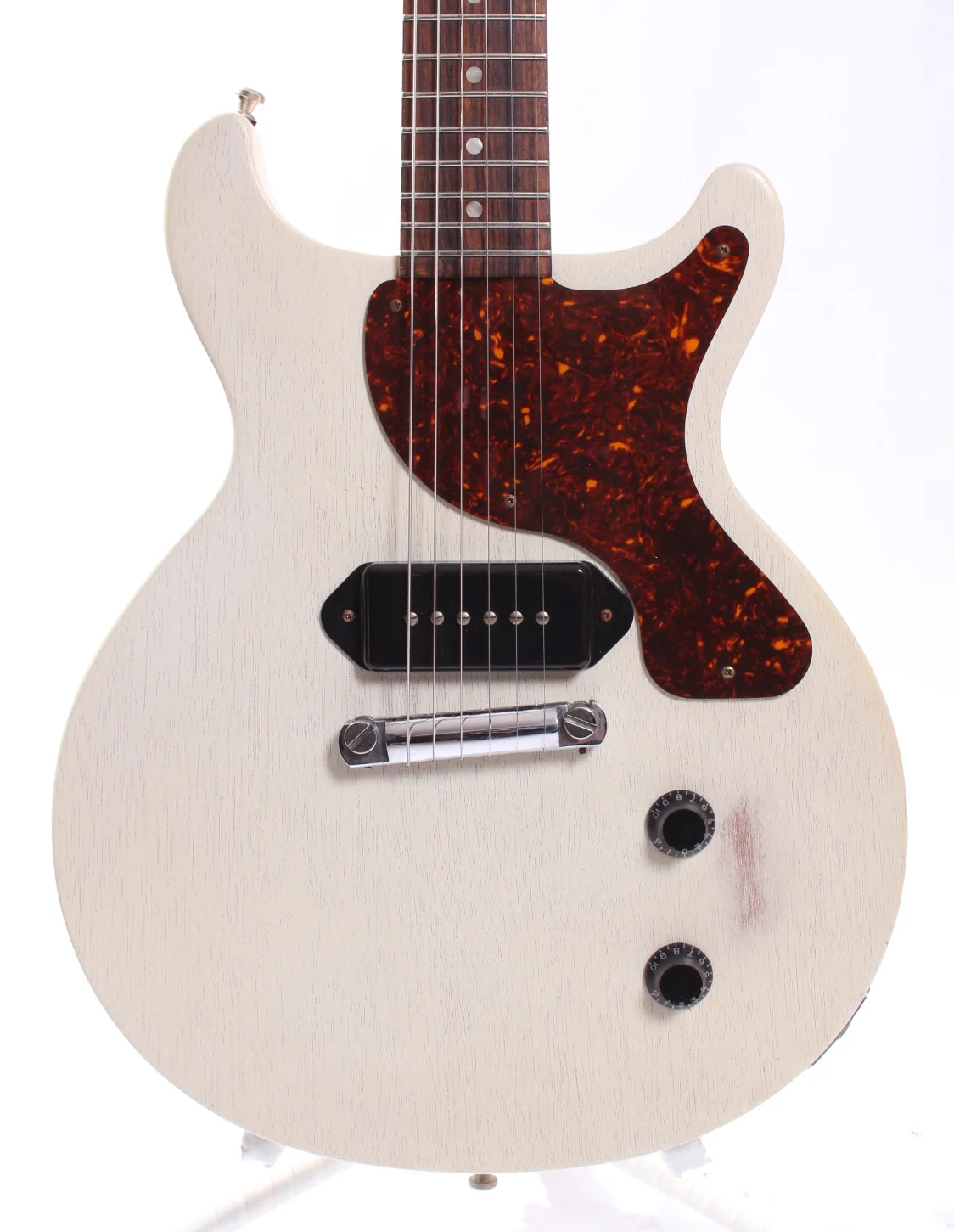 2006 Gibson Les Paul Junior DC faded tv white - Image 2