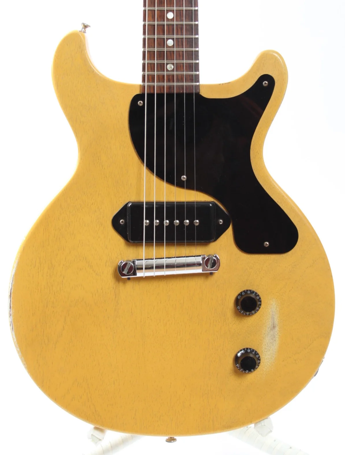 2006 Gibson Les Paul Junior DC faded tv yellow - Image 2