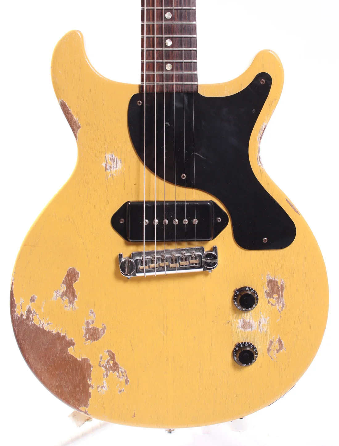 2006 Gibson Les Paul Junior DC faded tv yellow - Image 2