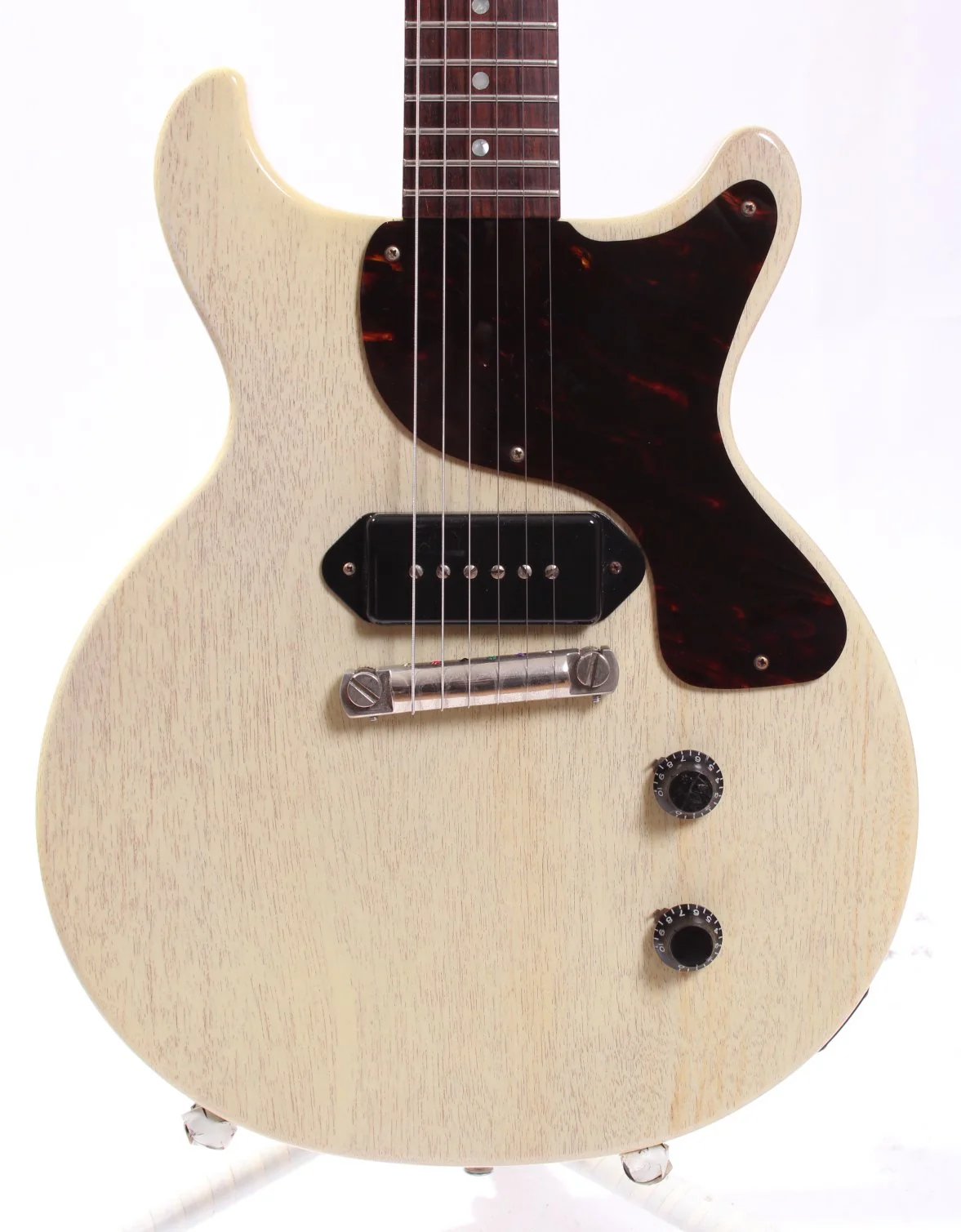 2006 Gibson Les Paul Junior DC Historic 58 Reissue tv white - Image 2