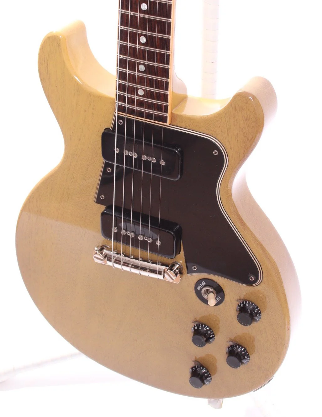 2006 Gibson Les Paul Special Double Cut Historic VOS Yamano tv yellow - Image 3