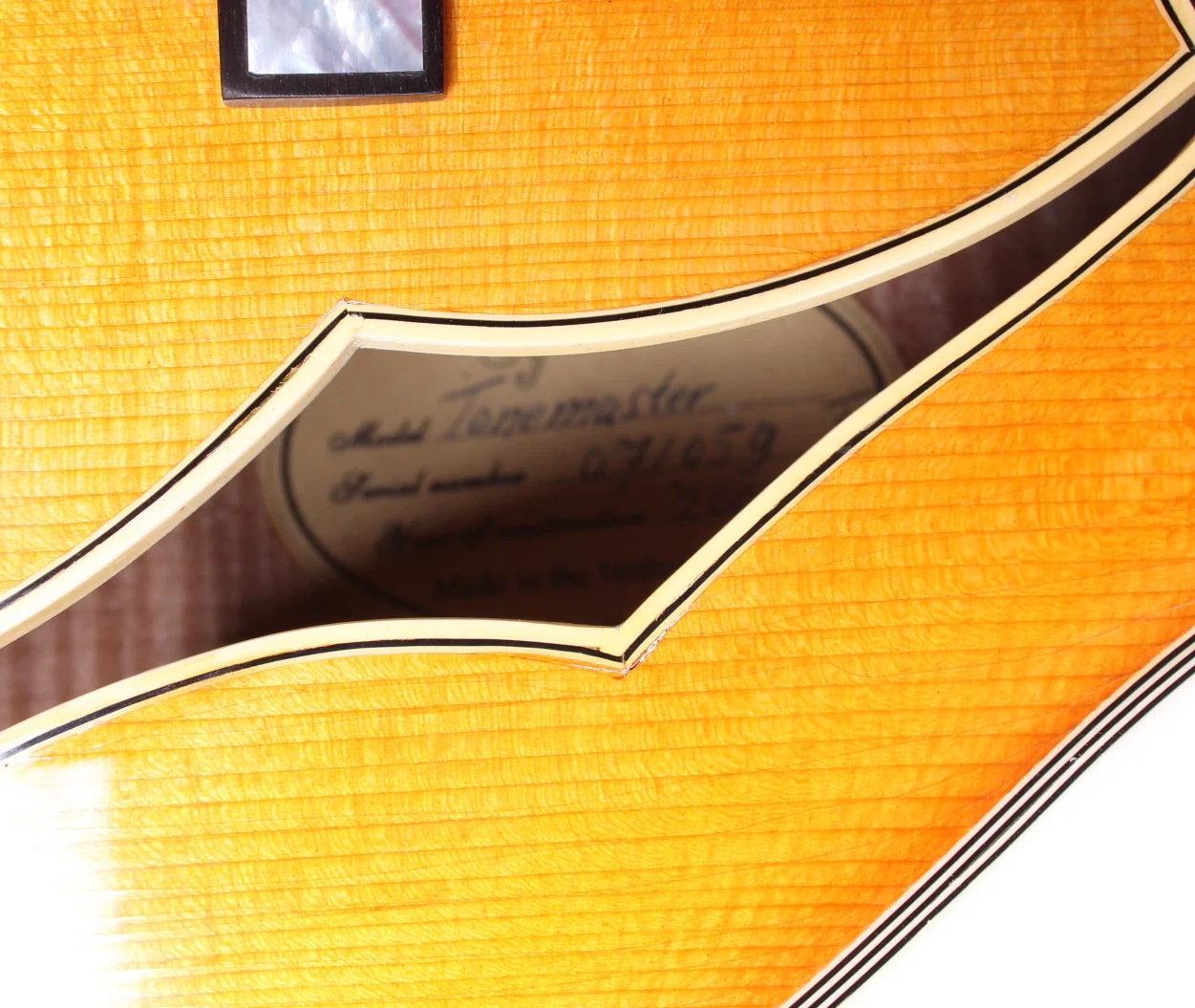 2007 Elferink Tonemaster lefty blond amber - Image 11