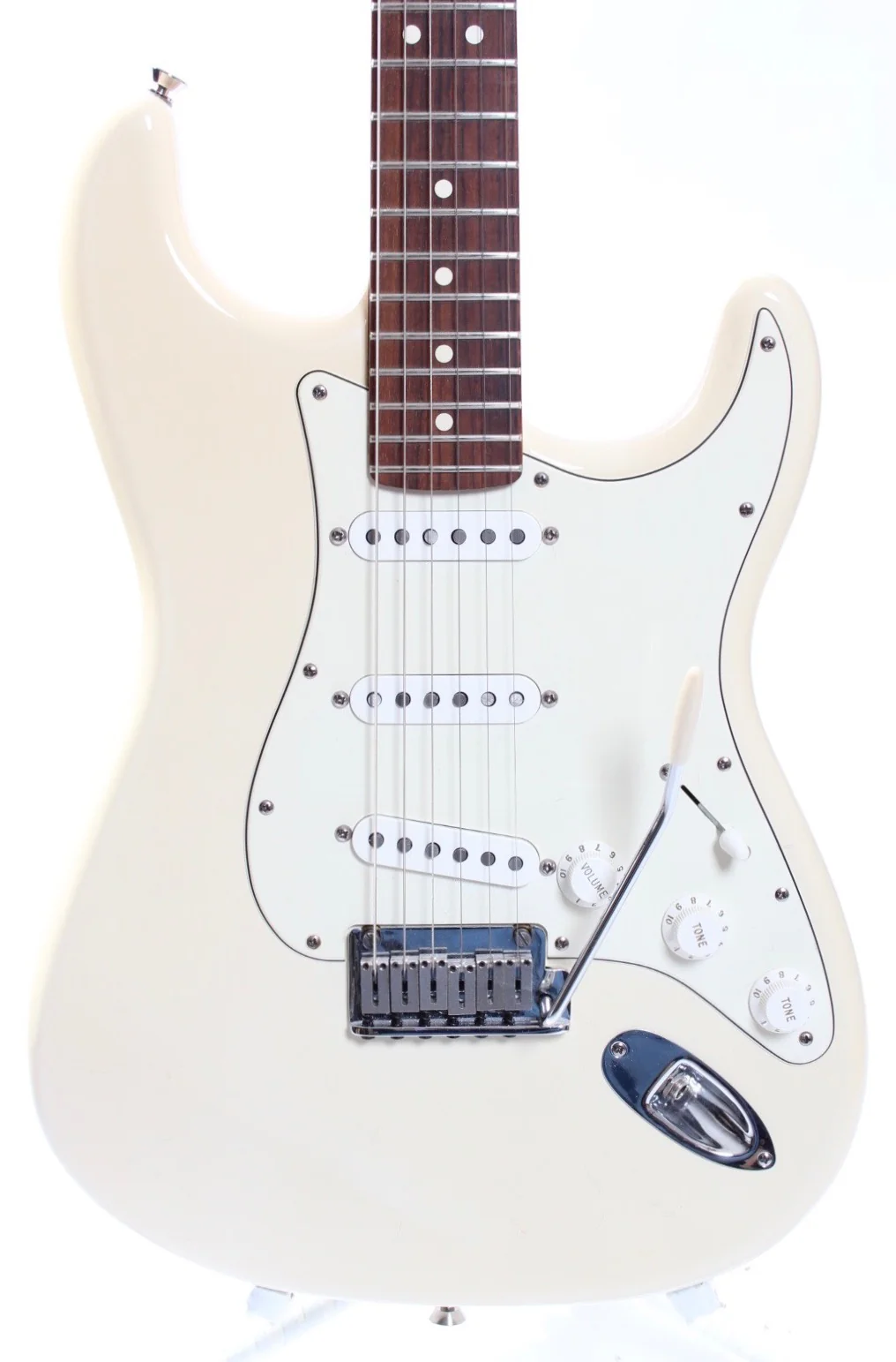 2007 Fender American Stratocaster olympic white - Image 2