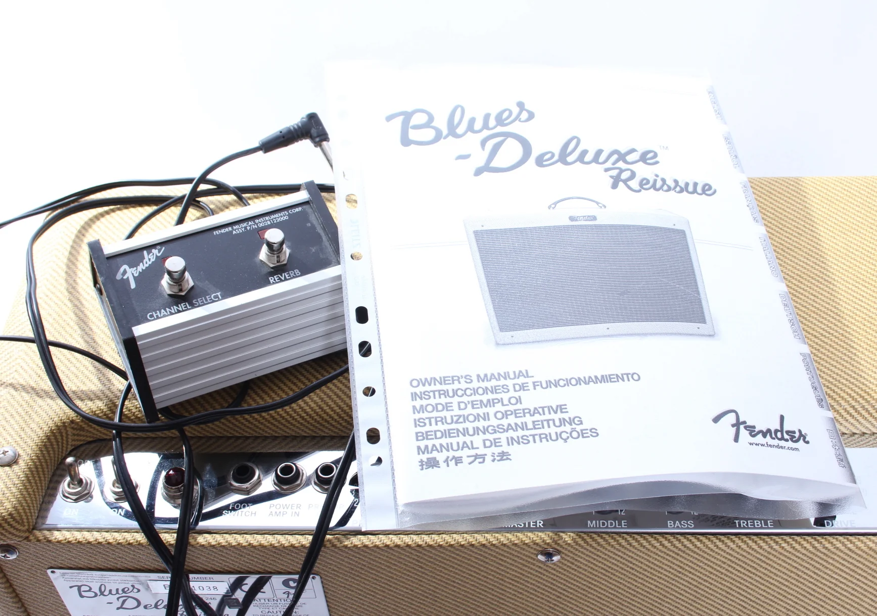 2007 Fender Blues Deluxe Reissue tweed - Image 8
