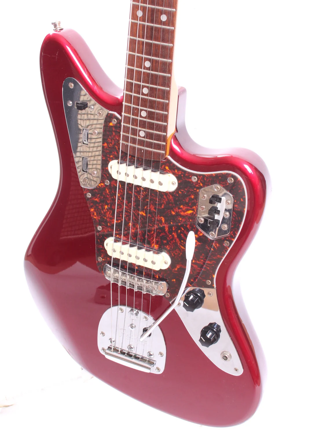 2007 Fender Jaguar 66 Reissue old candy apple red - Image 3