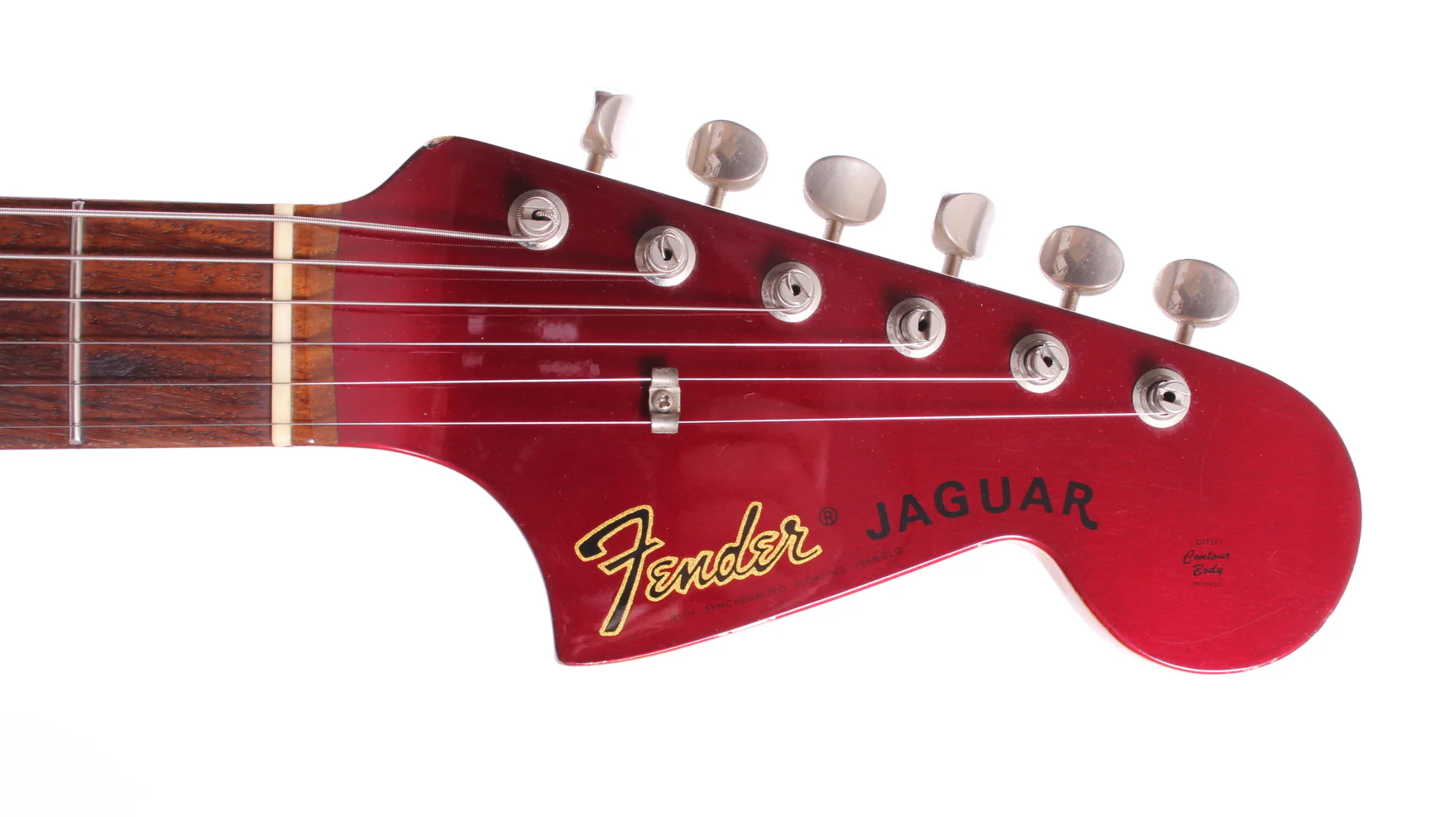 2007 Fender Jaguar 66 Reissue old candy apple red - Image 5