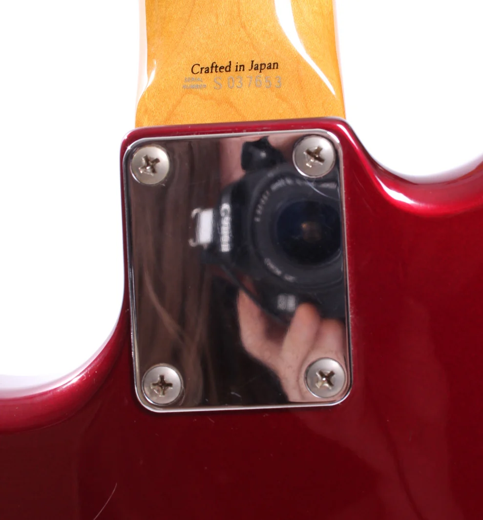 2007 Fender Jaguar 66 Reissue old candy apple red - Image 9