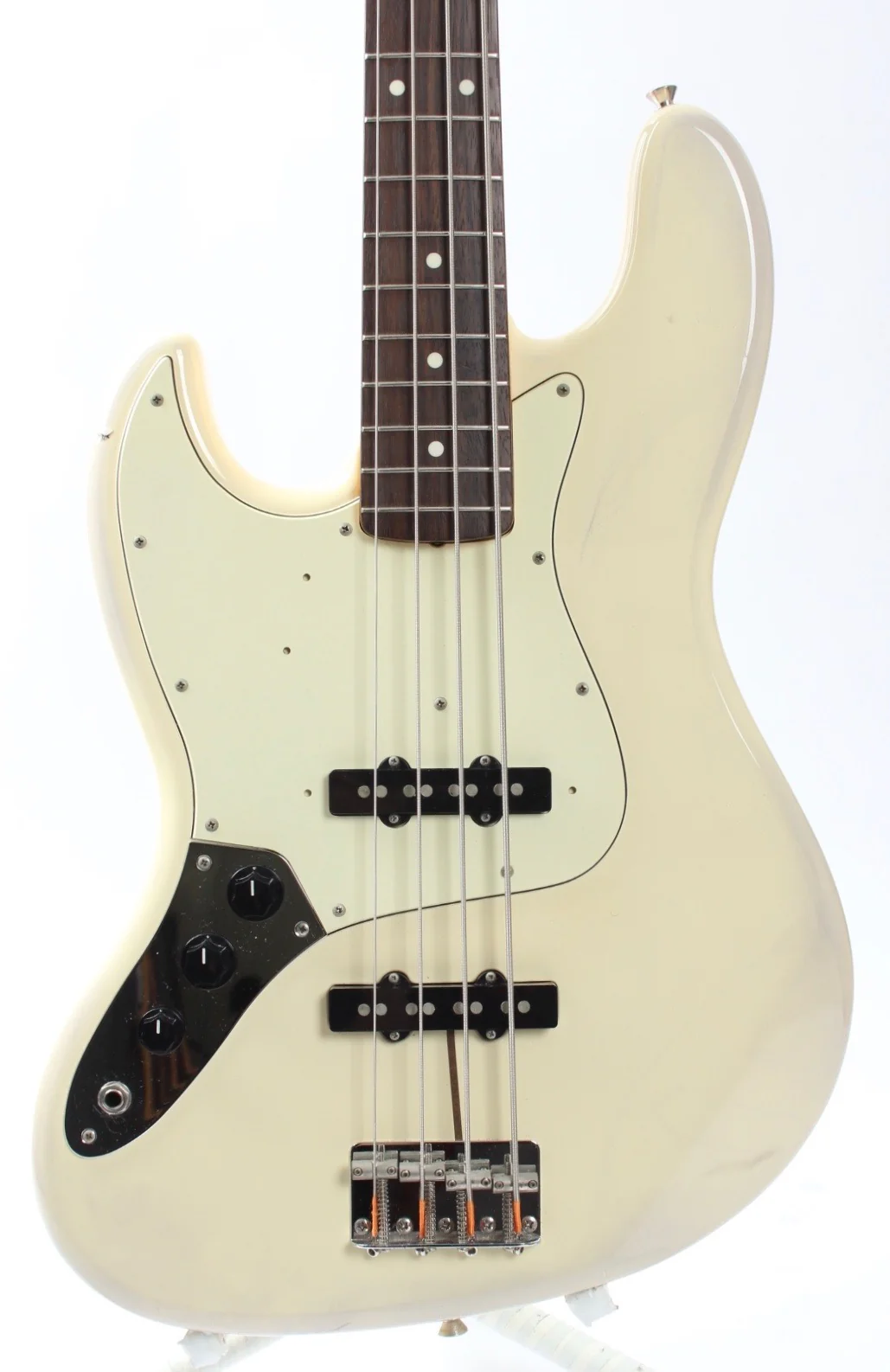 2007 Fender Jazz Bass '62 Reissue lefty vintage white - Image 2