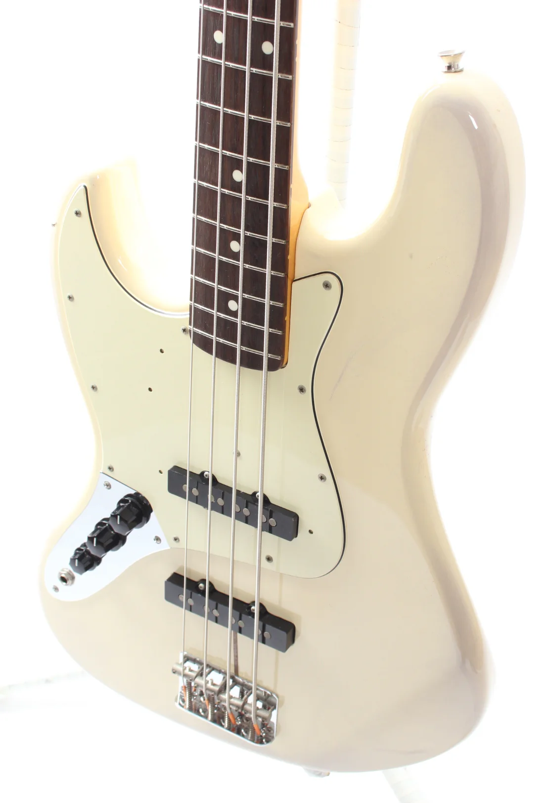 2007 Fender Jazz Bass '62 Reissue lefty vintage white - Image 3