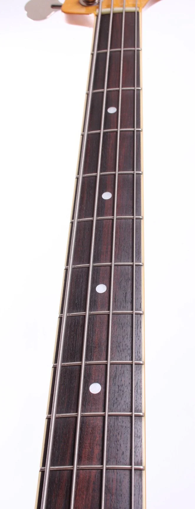 2007 Fender Jazz Bass 65 Reissue 'Dots & Binding' sunburst - Image 4