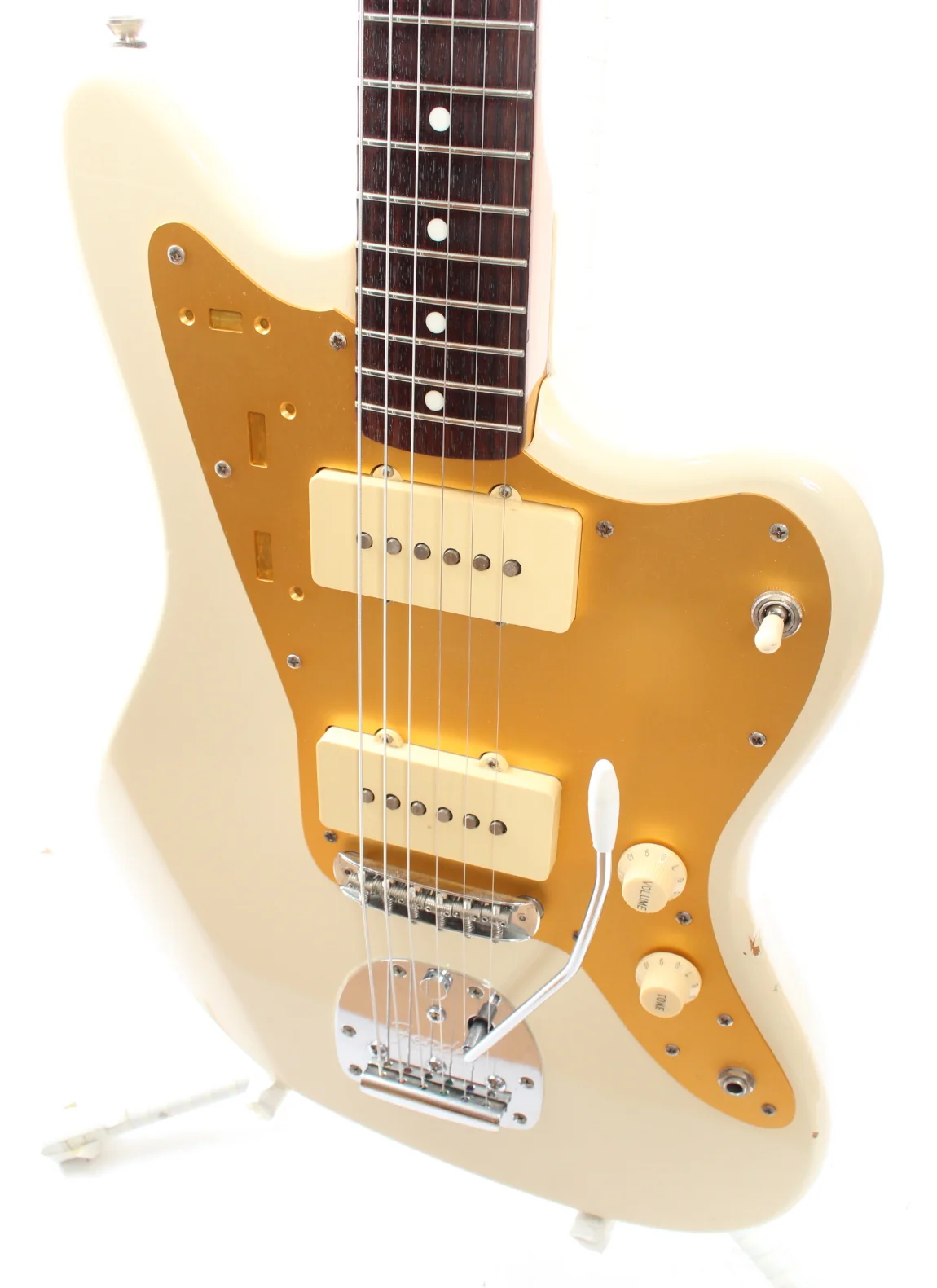 2007 Fender Jazzmaster 59 / 66 Reissue vintage white - Image 3