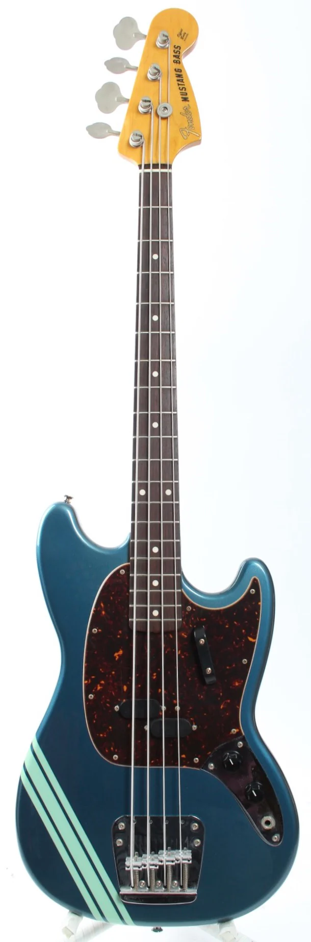 2007 Fender Mustang Bass competition lake placid blue