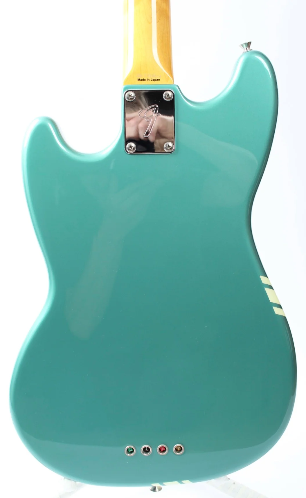 2007 Fender Mustang Bass competition ocean turquoise metallic - Image 7