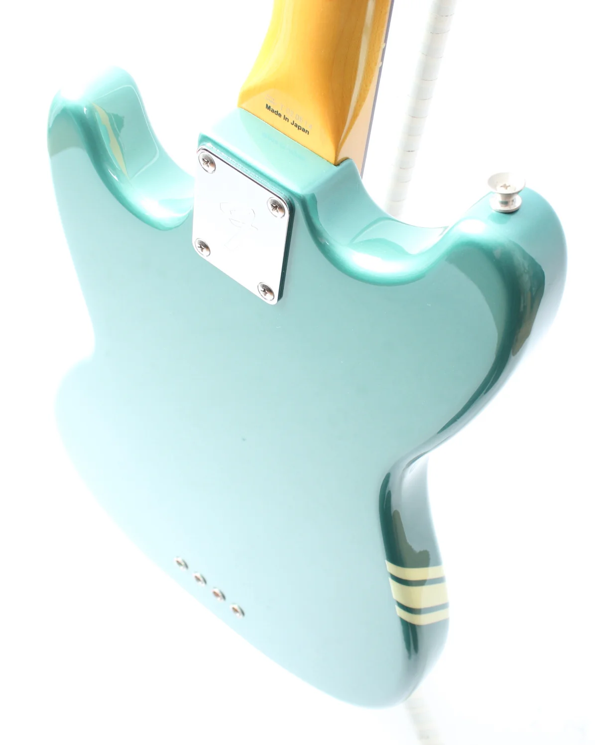 2007 Fender Mustang Bass competition ocean turquoise metallic - Image 8