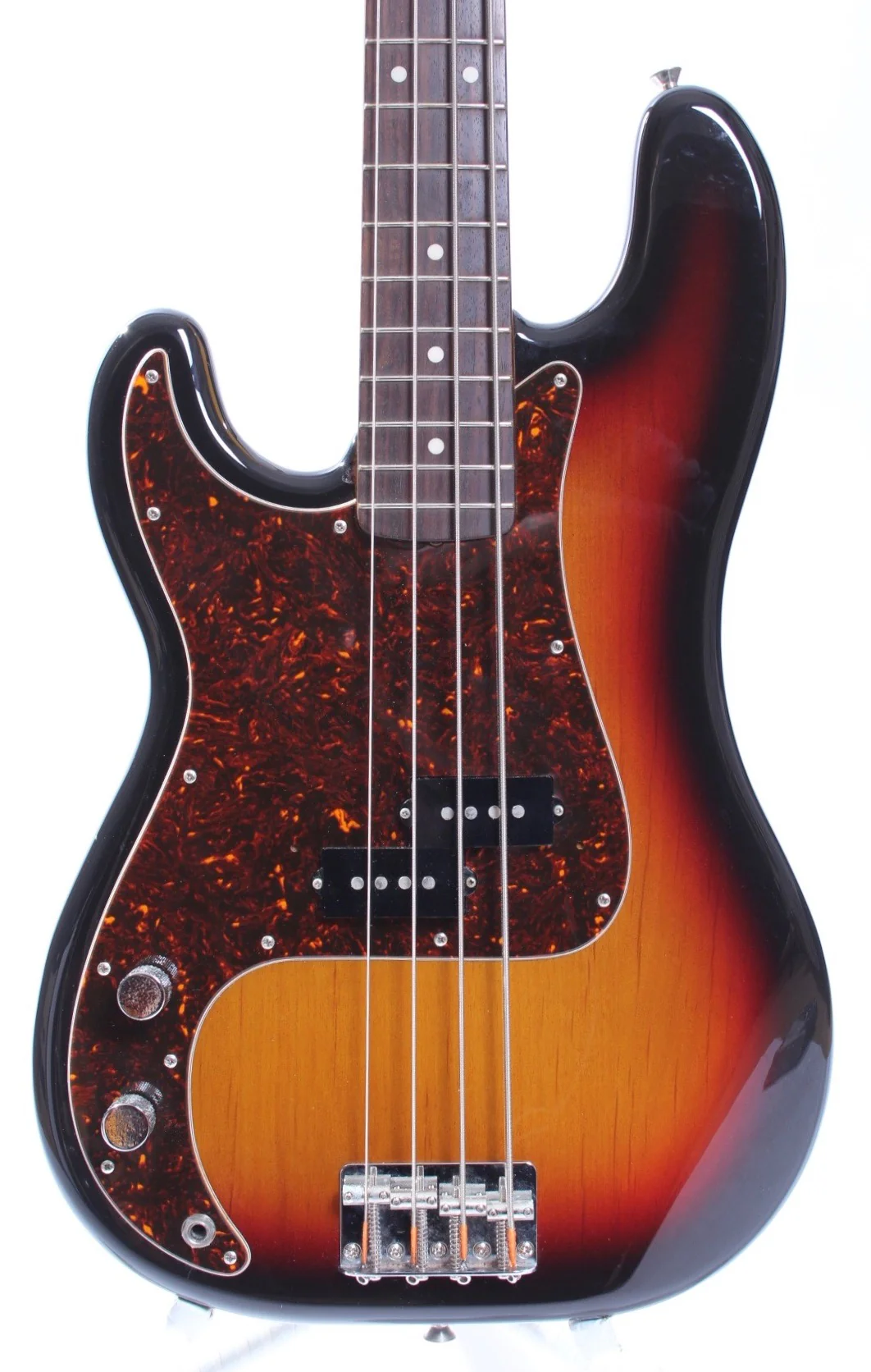 2007 Fender Precision Bass 62 Reissue Lefty sunburst - Image 3