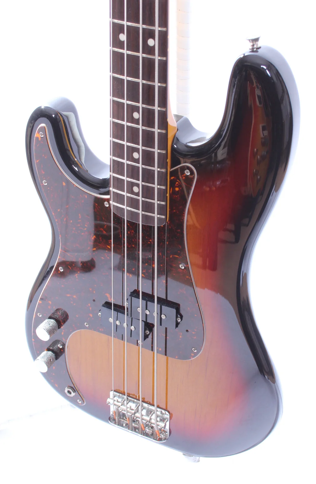2007 Fender Precision Bass 62 Reissue Lefty sunburst - Image 4