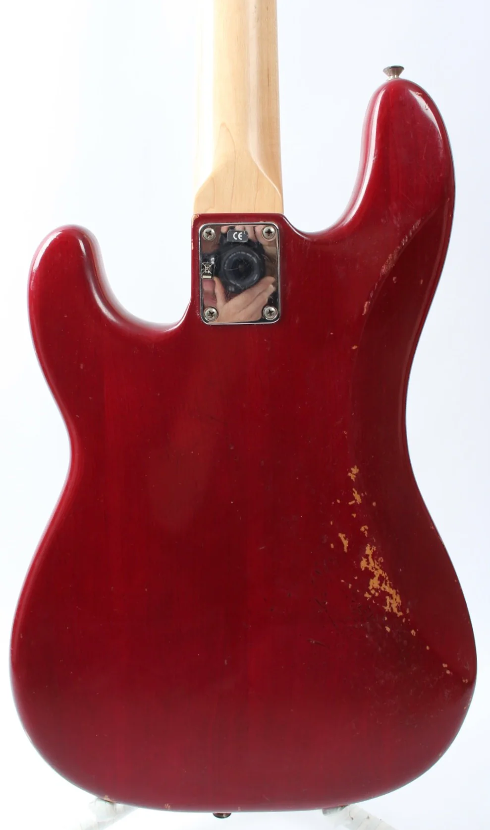 2007 Fender Precision Bass Highway One crimson red transparent - Image 7