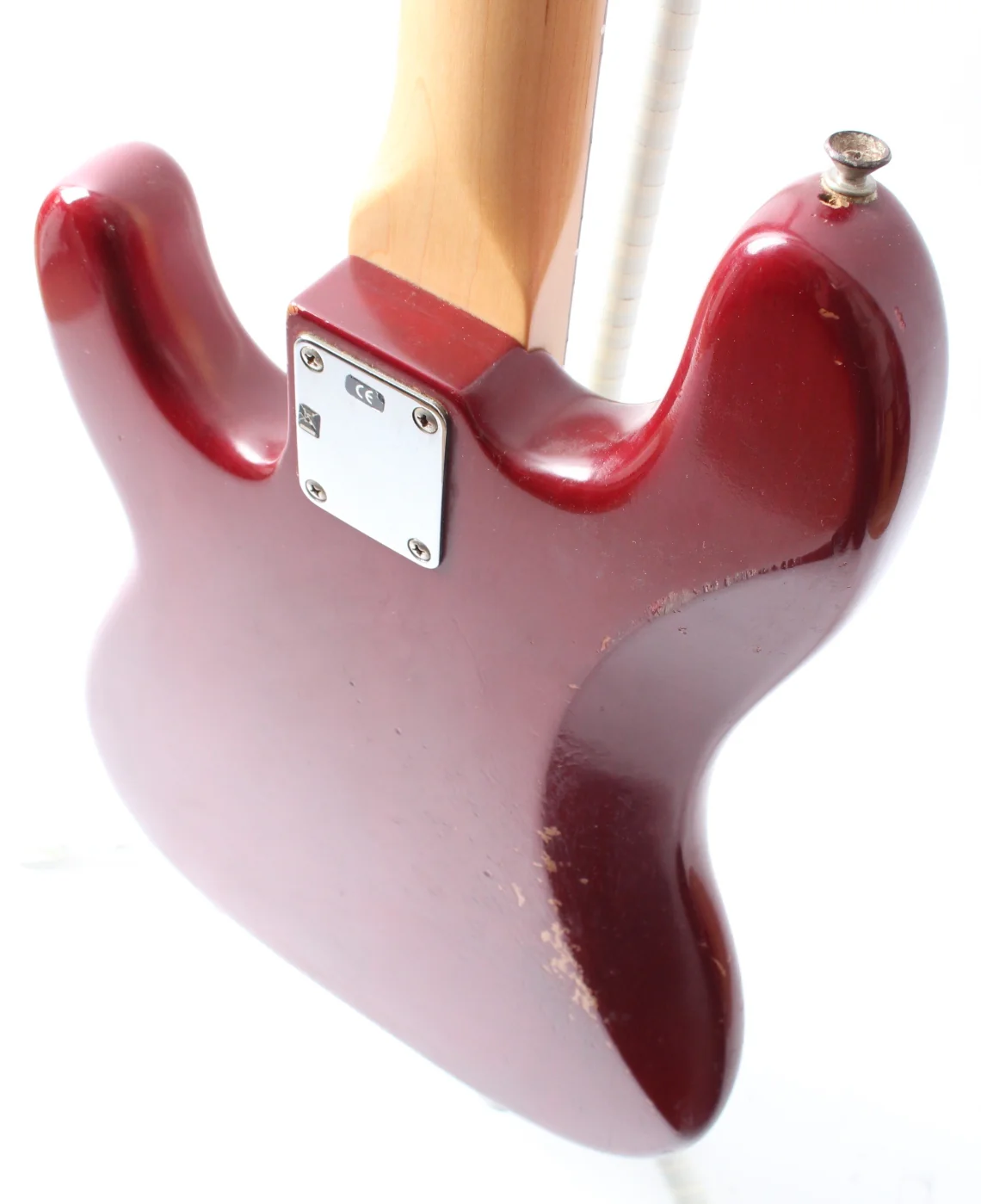 2007 Fender Precision Bass Highway One crimson red transparent - Image 8