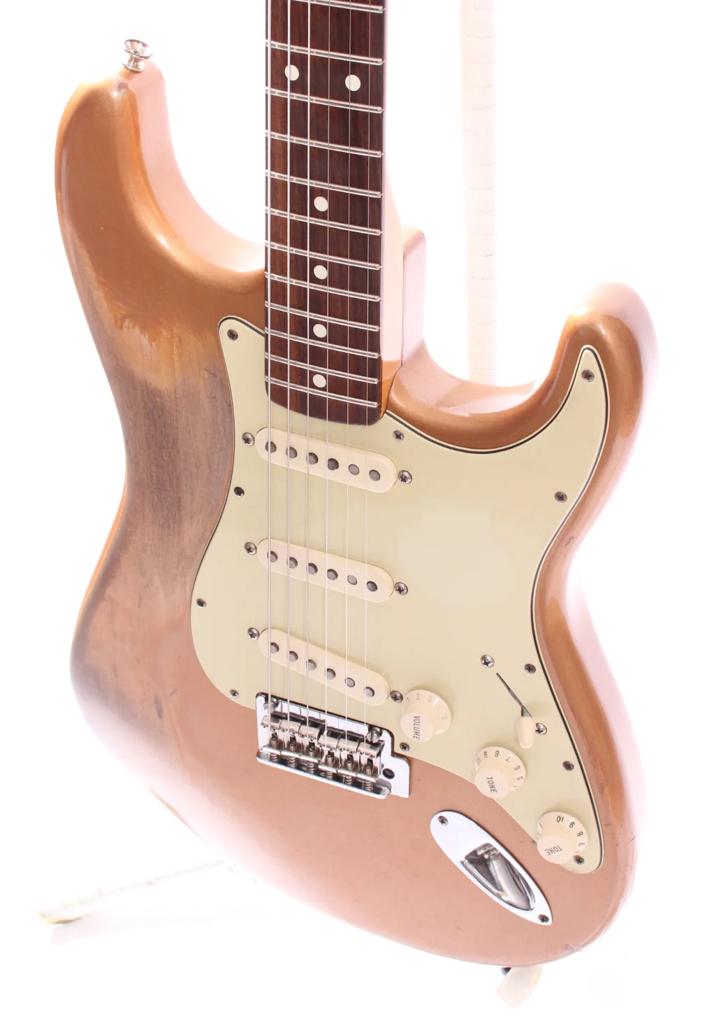 2007 Fender Stratocaster Classic Player 60s firemist gold - Image 3