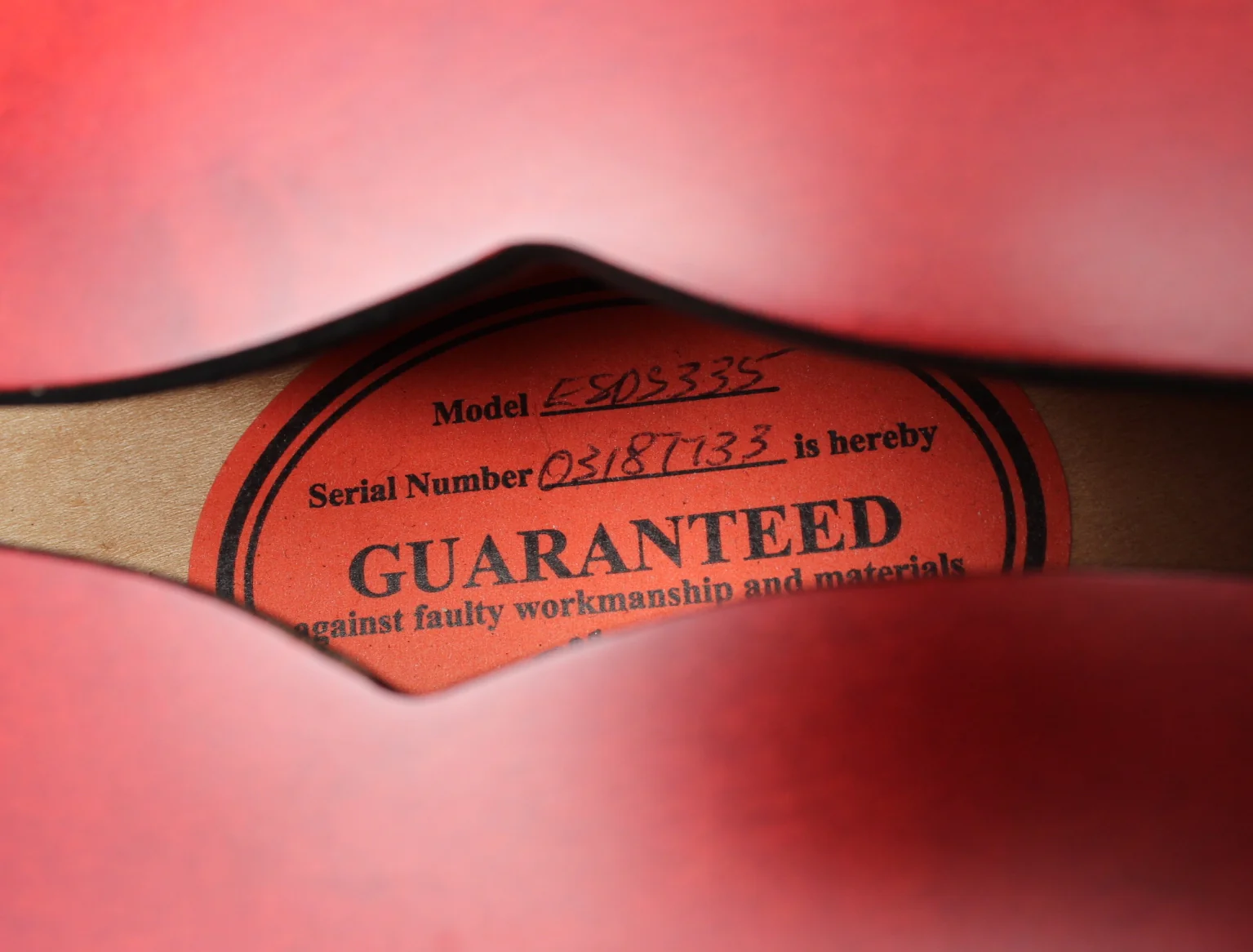 2007 Gibson ES-335 Dot Satin cherry red - Image 11