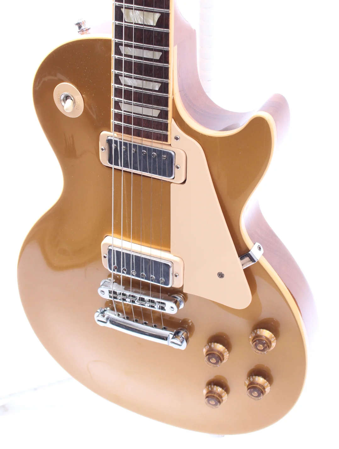 2007 Gibson Les Paul Deluxe Antique Guitar of the Week #8 goldtop - Image 3