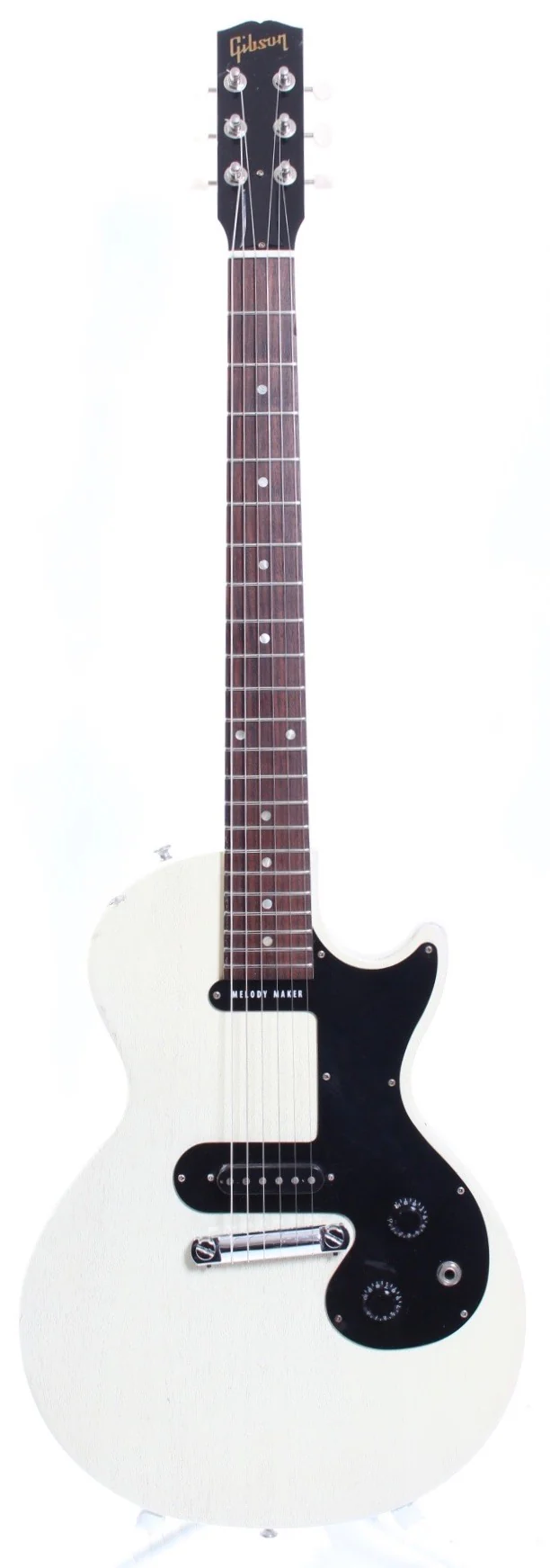 2007 Gibson Melody Maker faded tv white