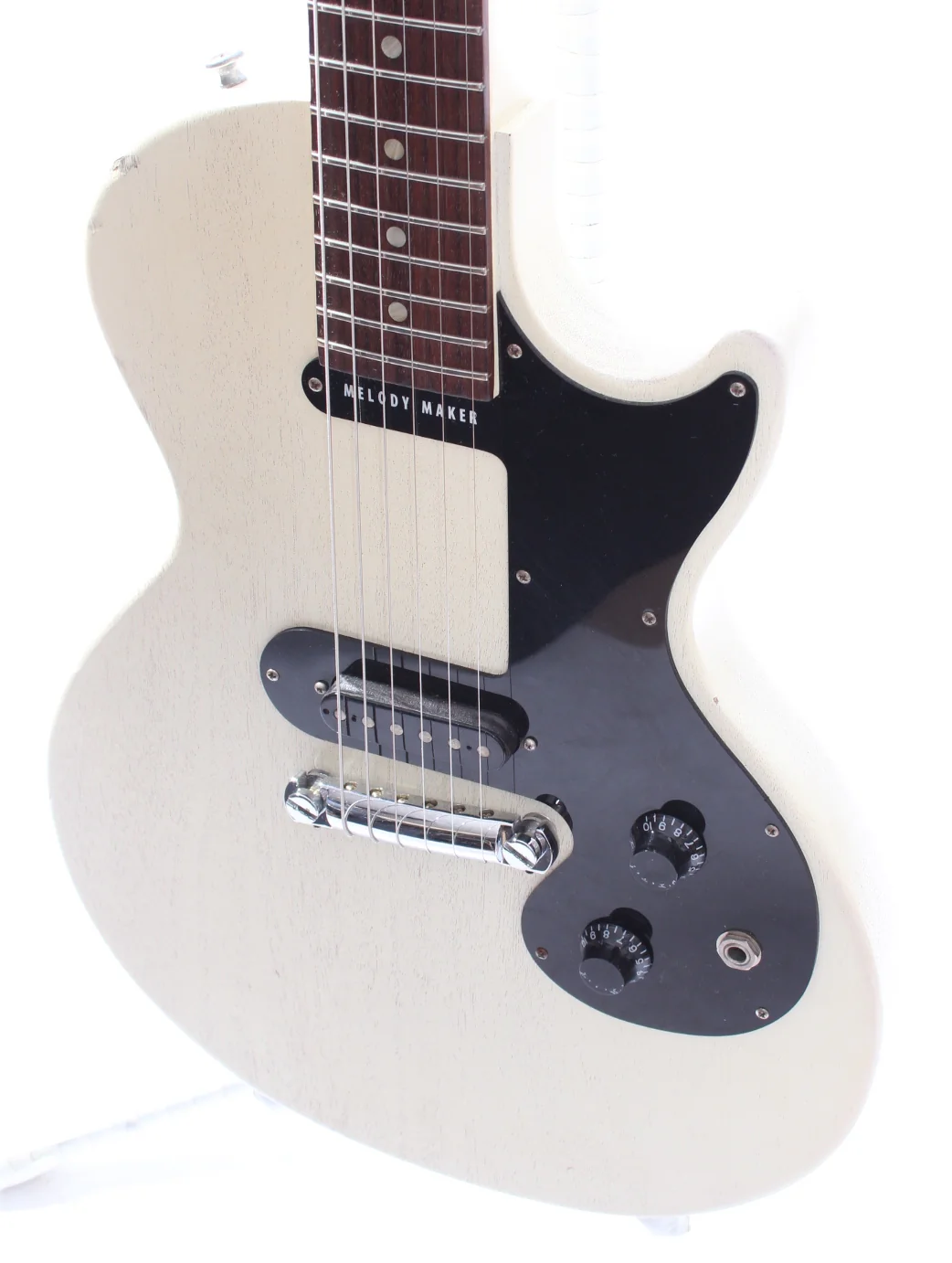 2007 Gibson Melody Maker faded tv white - Image 3