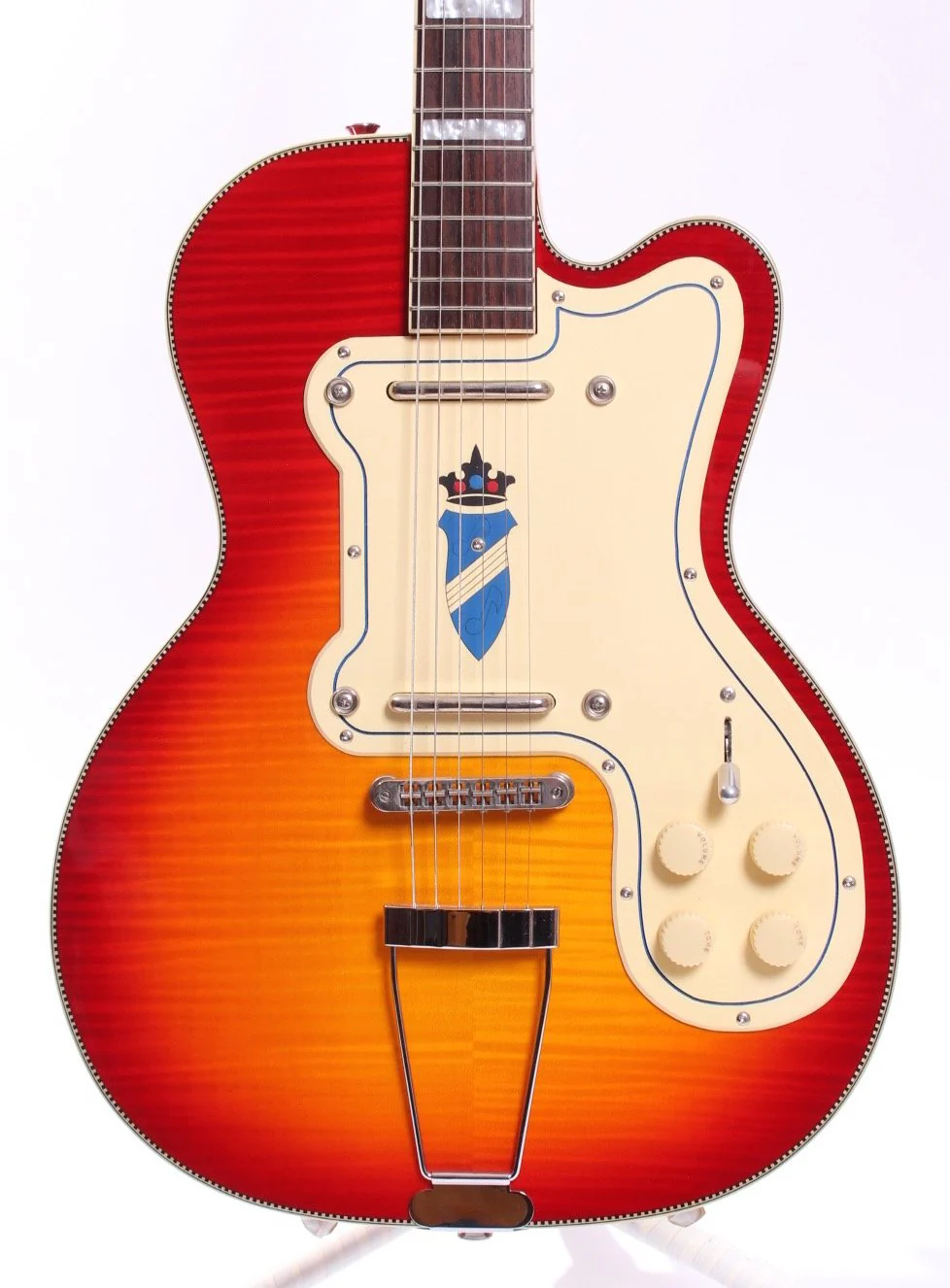2007 Kay Thin Twin K161V vintage cherry sunburst - Image 2