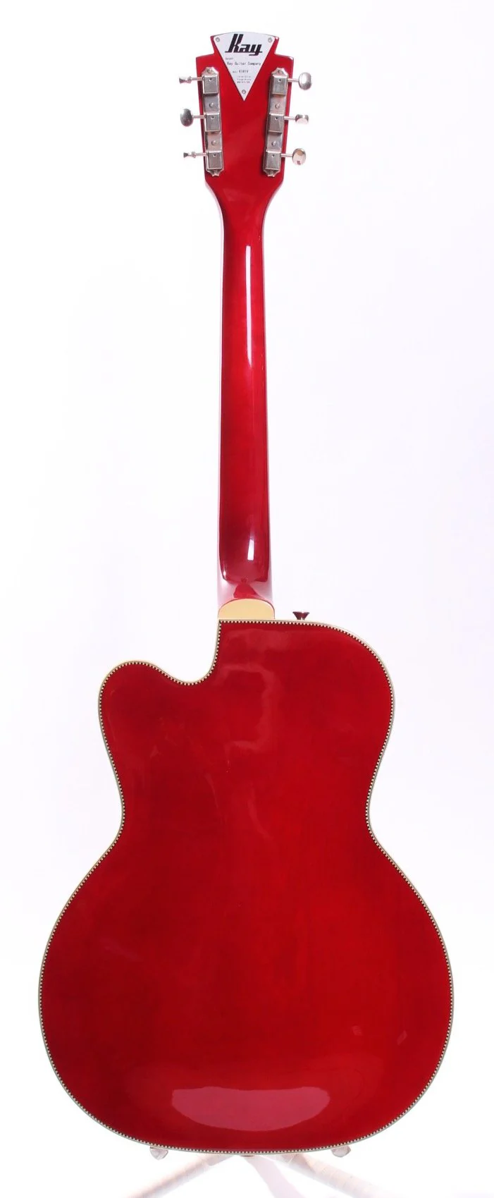 2007 Kay Thin Twin K161V vintage cherry sunburst - Image 6
