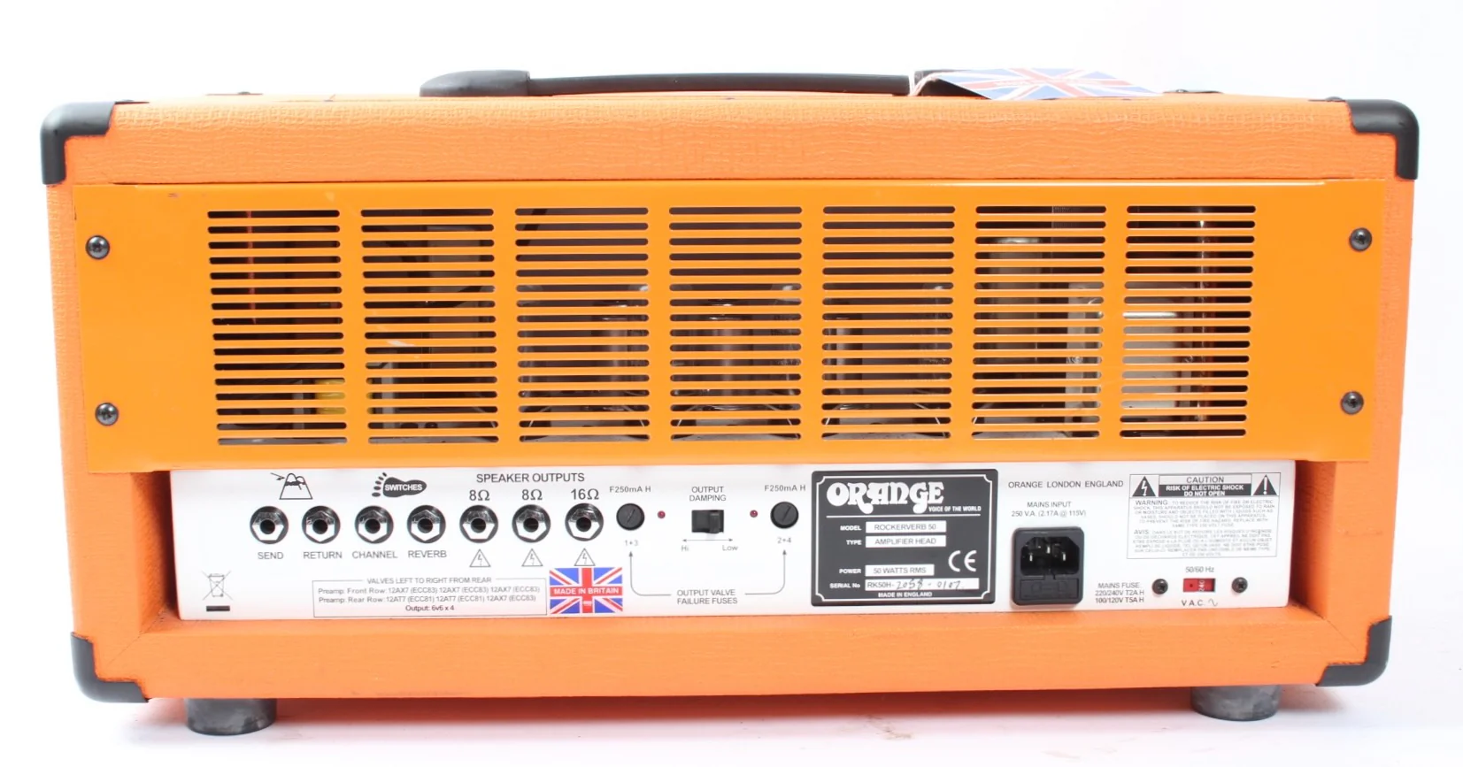 2007 Orange Rockerverb 50 - Image 5